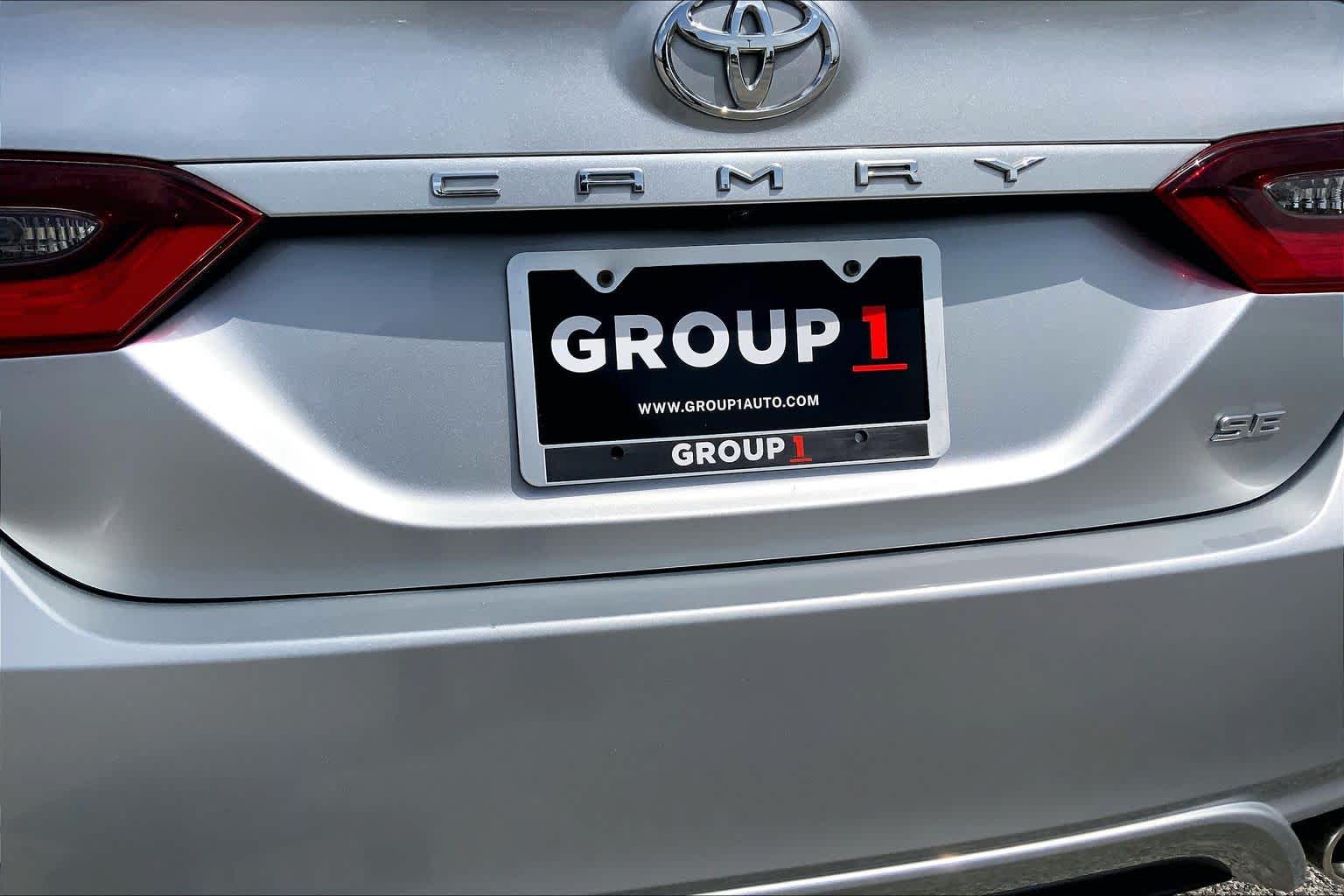 2022 Toyota Camry SE Celestial Silver Metallic at Group 1 Toyota Southwest