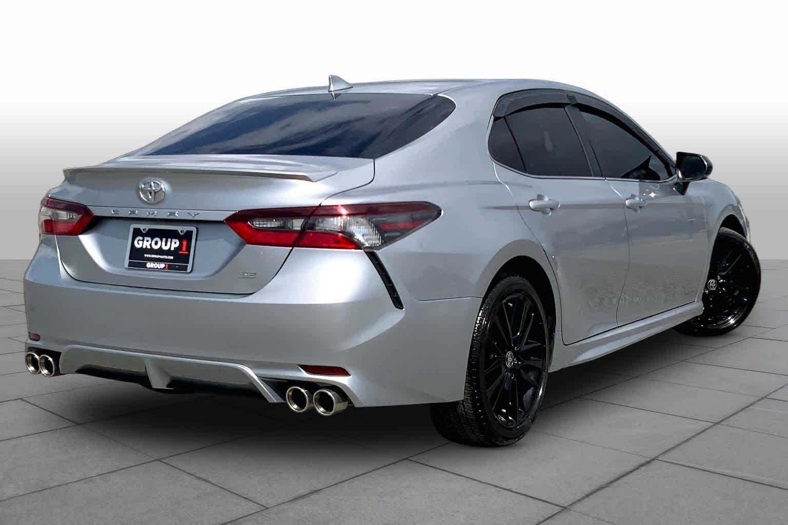 2022 Toyota Camry SE Celestial Silver Metallic at Group 1 Toyota Southwest