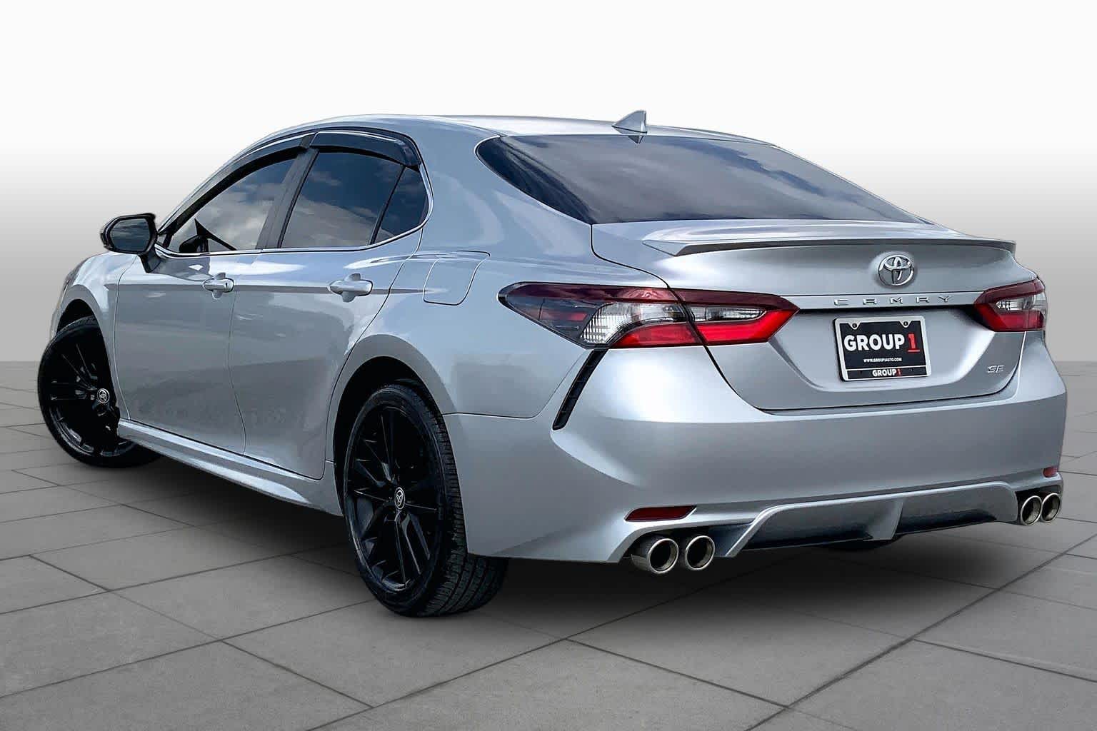 2022 Toyota Camry SE Celestial Silver Metallic at Group 1 Toyota Southwest