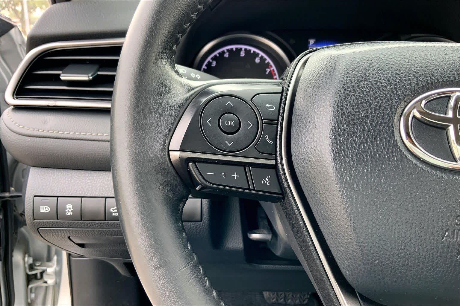 2024 Toyota Camry SE Celestial Silver Metallic at AutoNation Toyota Gulf Fwy