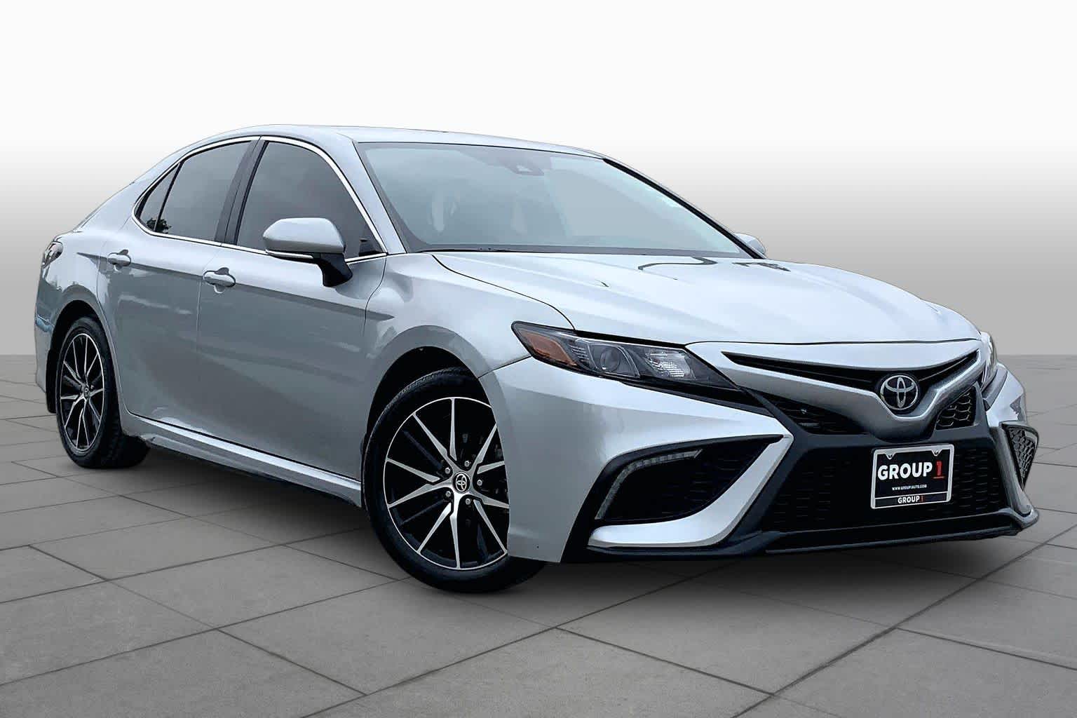 2024 Toyota Camry SE Celestial Silver Metallic at AutoNation Toyota Gulf Fwy