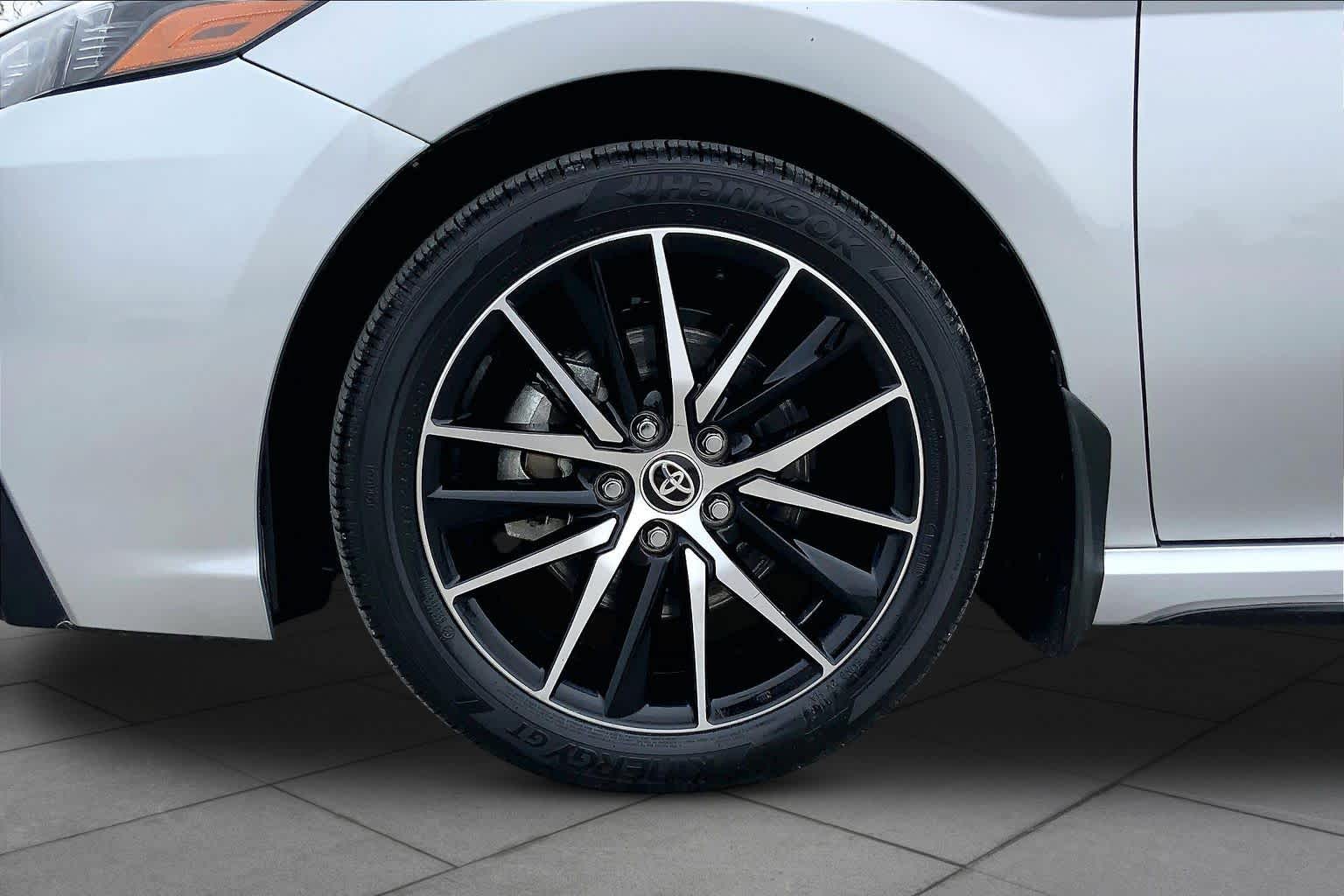 2024 Toyota Camry SE Celestial Silver Metallic at AutoNation Toyota Gulf Fwy