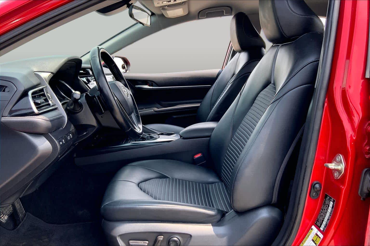 2020 Toyota Camry SE Supersonic Red at Group 1 Toyota Southwest