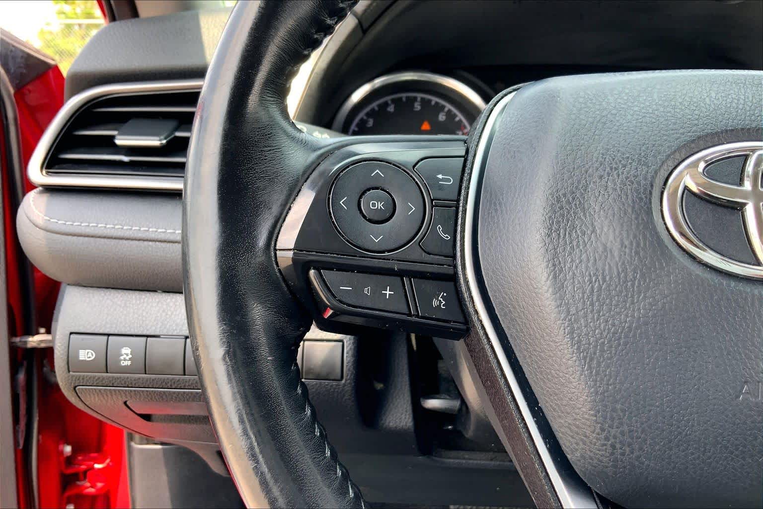 2020 Toyota Camry SE Supersonic Red at Group 1 Toyota Southwest
