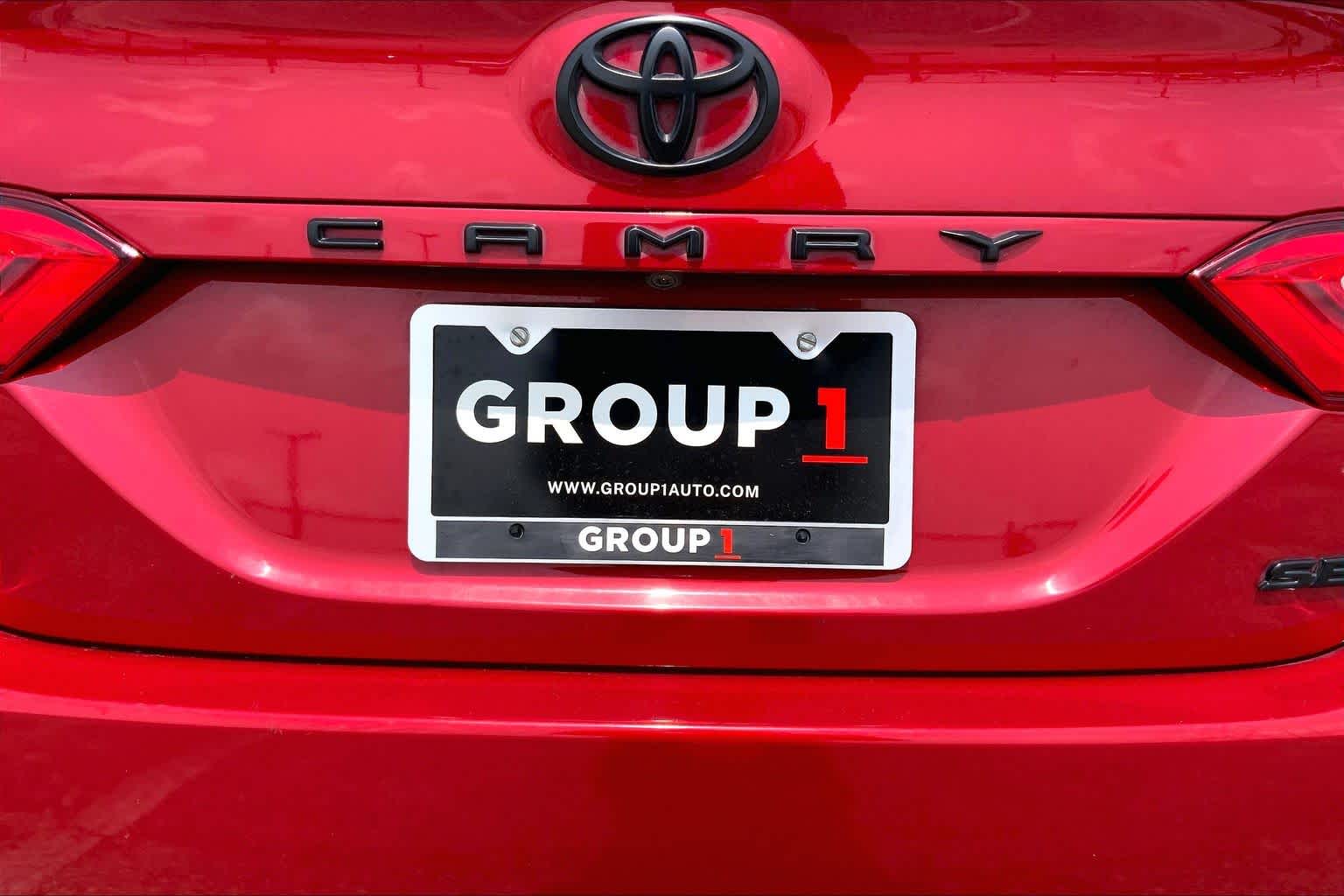 2020 Toyota Camry SE Supersonic Red at Group 1 Toyota Southwest