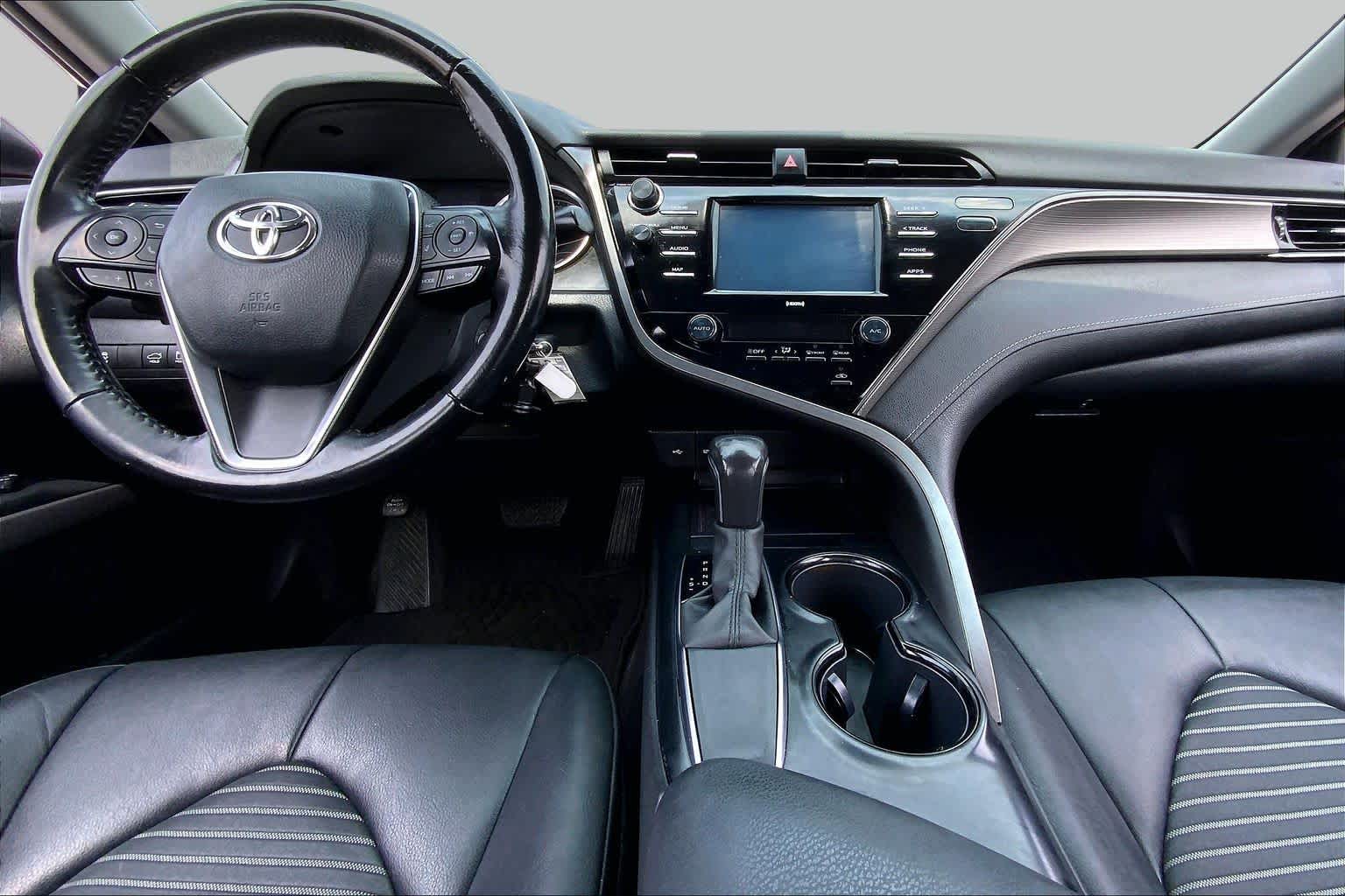 2020 Toyota Camry SE Supersonic Red at Group 1 Toyota Southwest