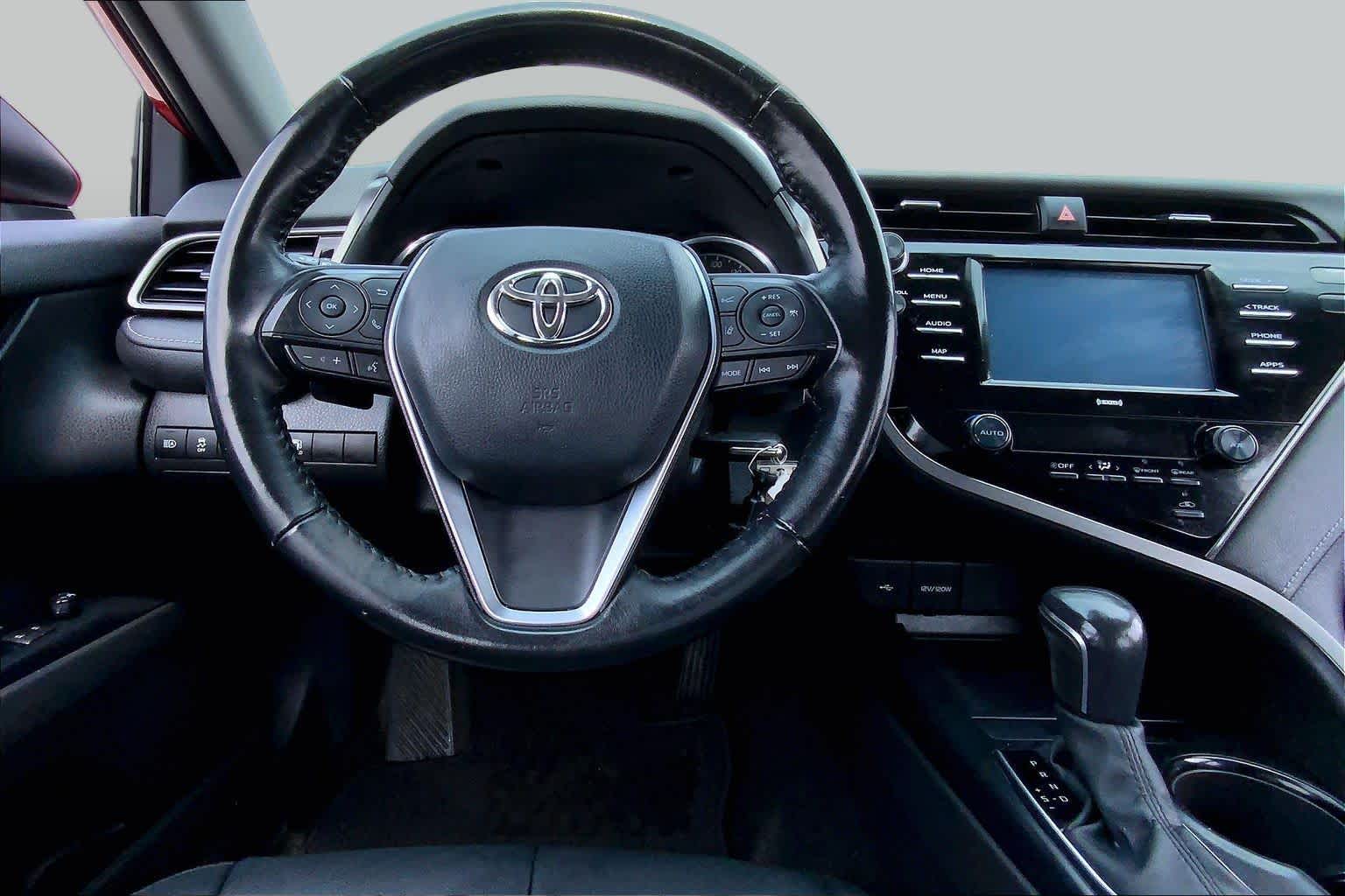 2020 Toyota Camry SE Supersonic Red at Group 1 Toyota Southwest