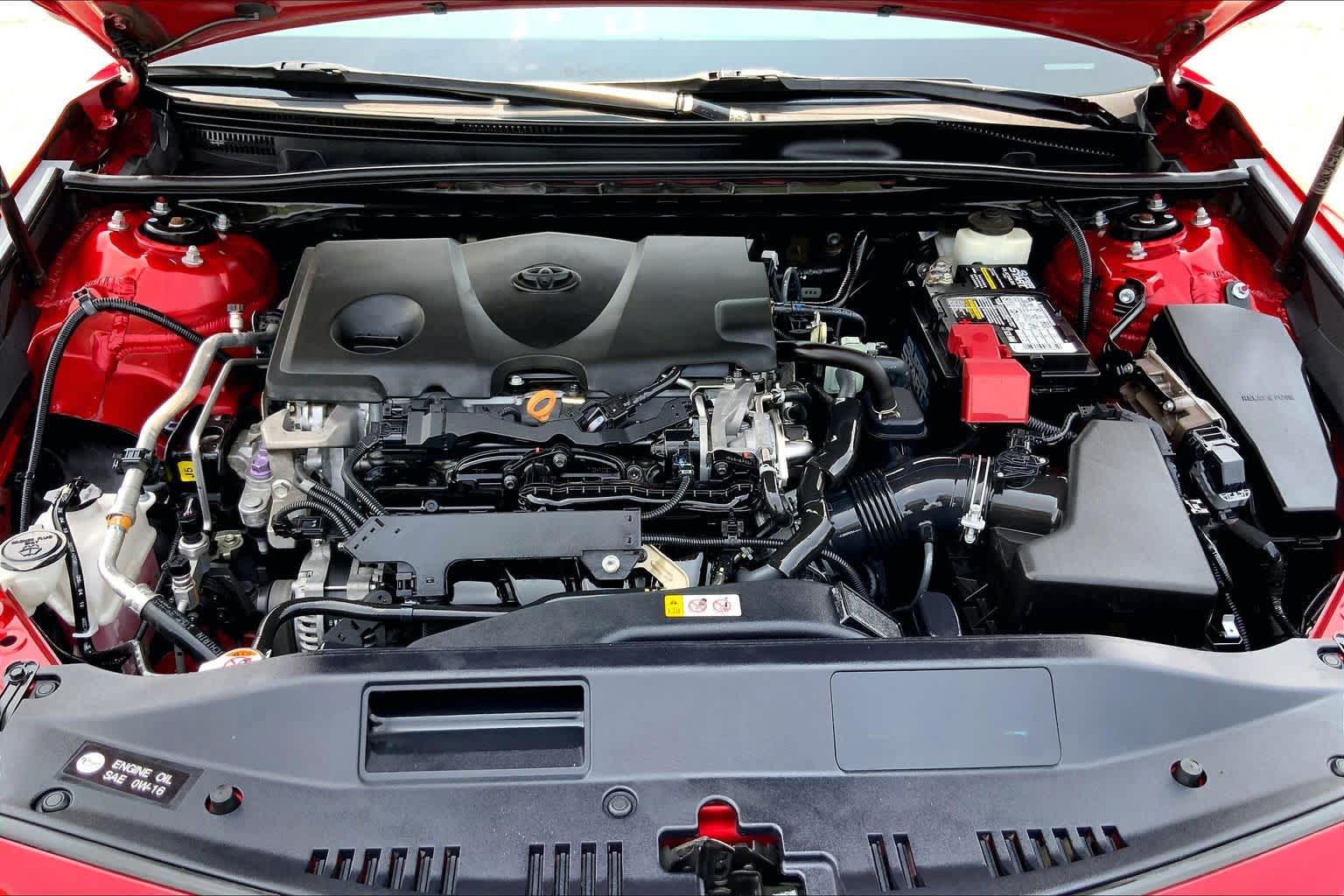 2020 Toyota Camry SE Supersonic Red at Group 1 Toyota Southwest