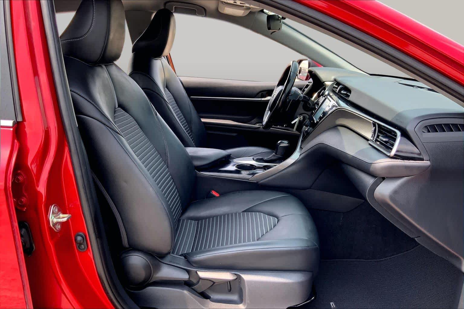 2020 Toyota Camry SE Supersonic Red at Group 1 Toyota Southwest
