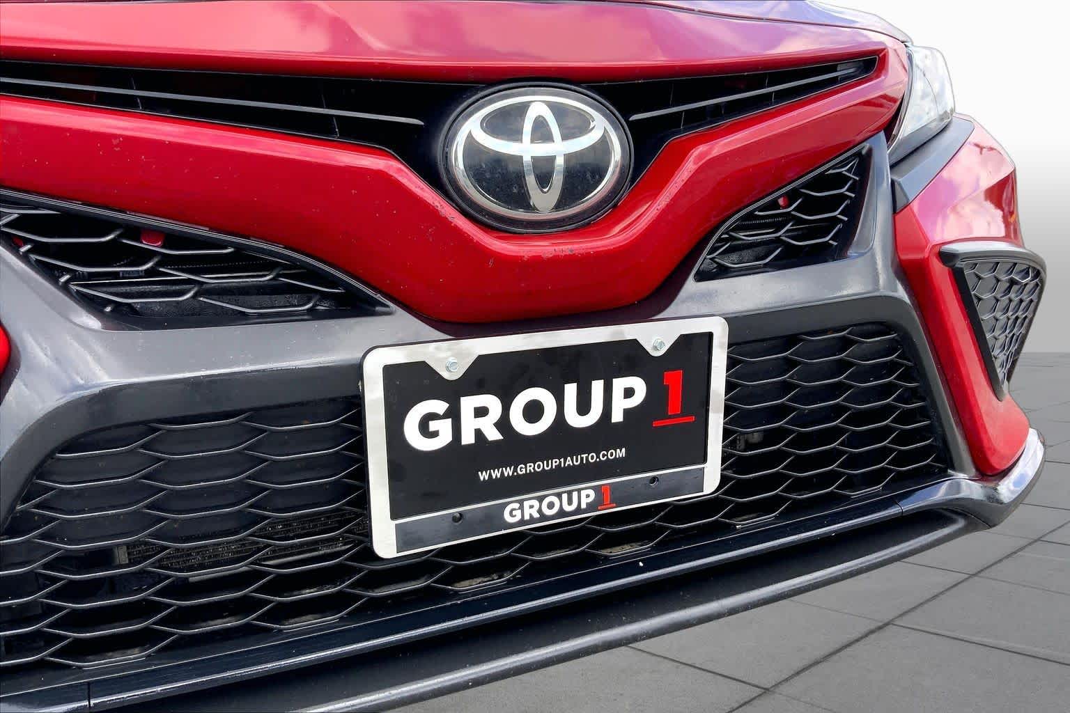 2022 Toyota Camry SE Supersonic Red at Group 1 Toyota Southwest