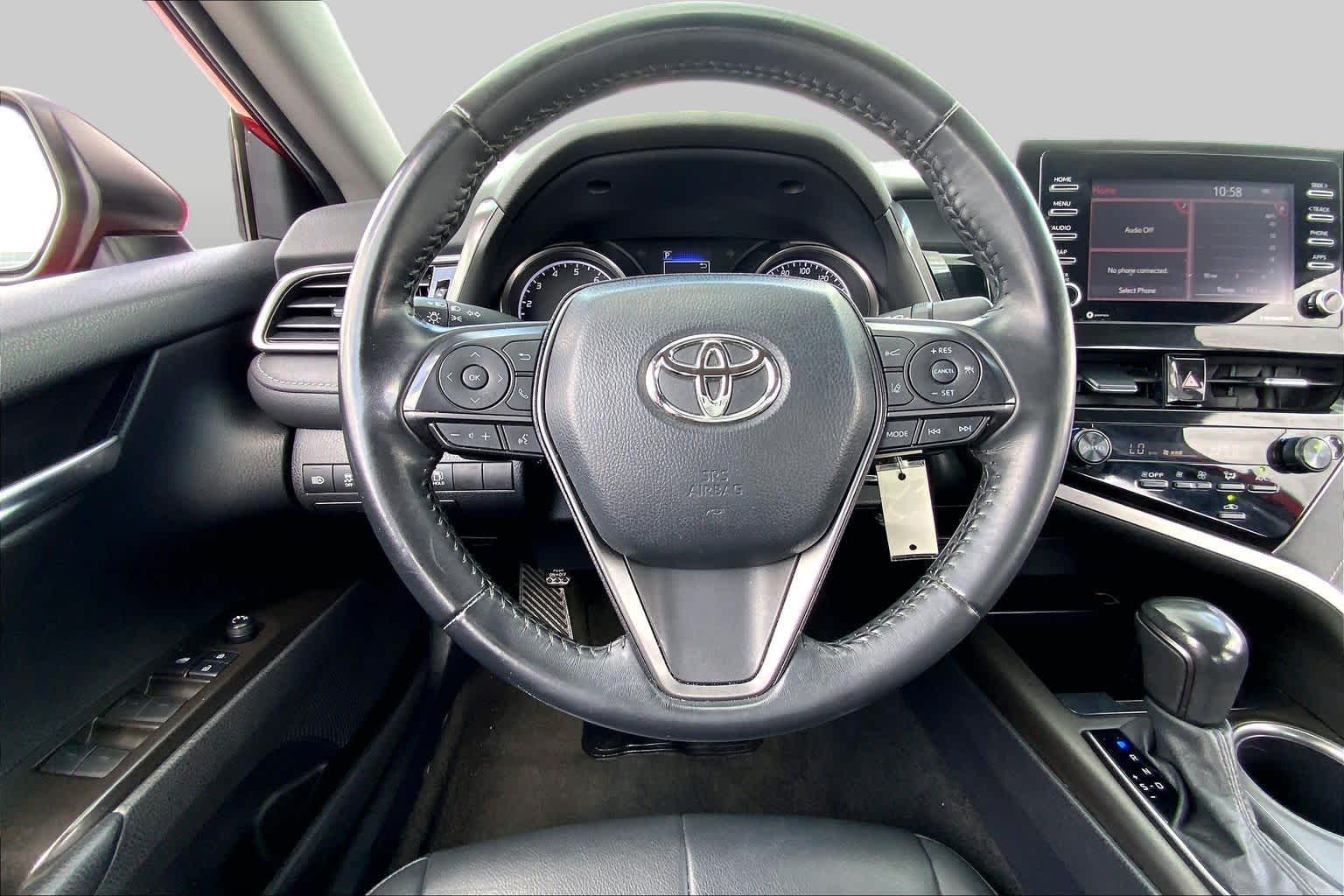 2022 Toyota Camry SE Supersonic Red at Group 1 Toyota Southwest