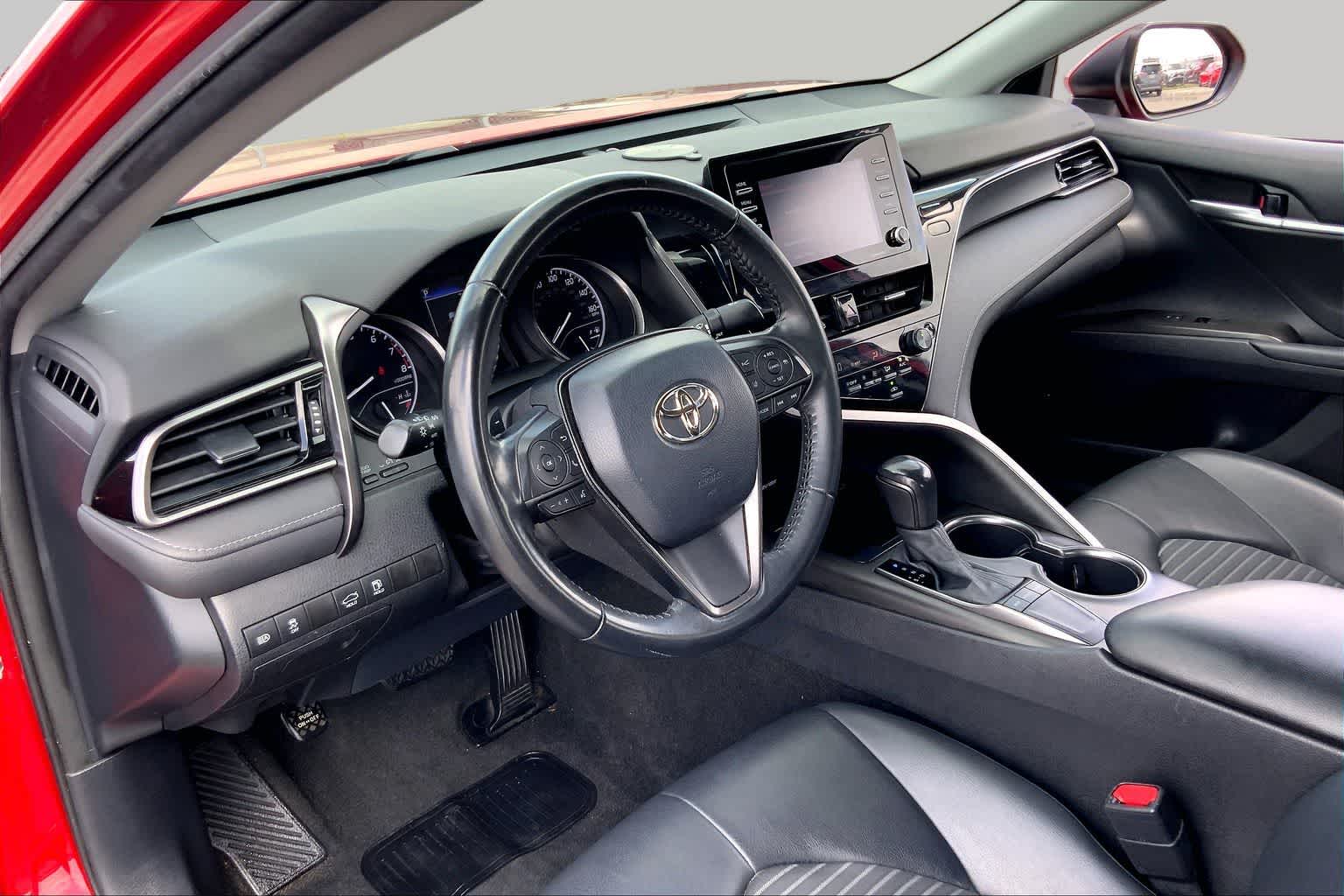 2022 Toyota Camry SE Supersonic Red at AutoNation USA Houston
