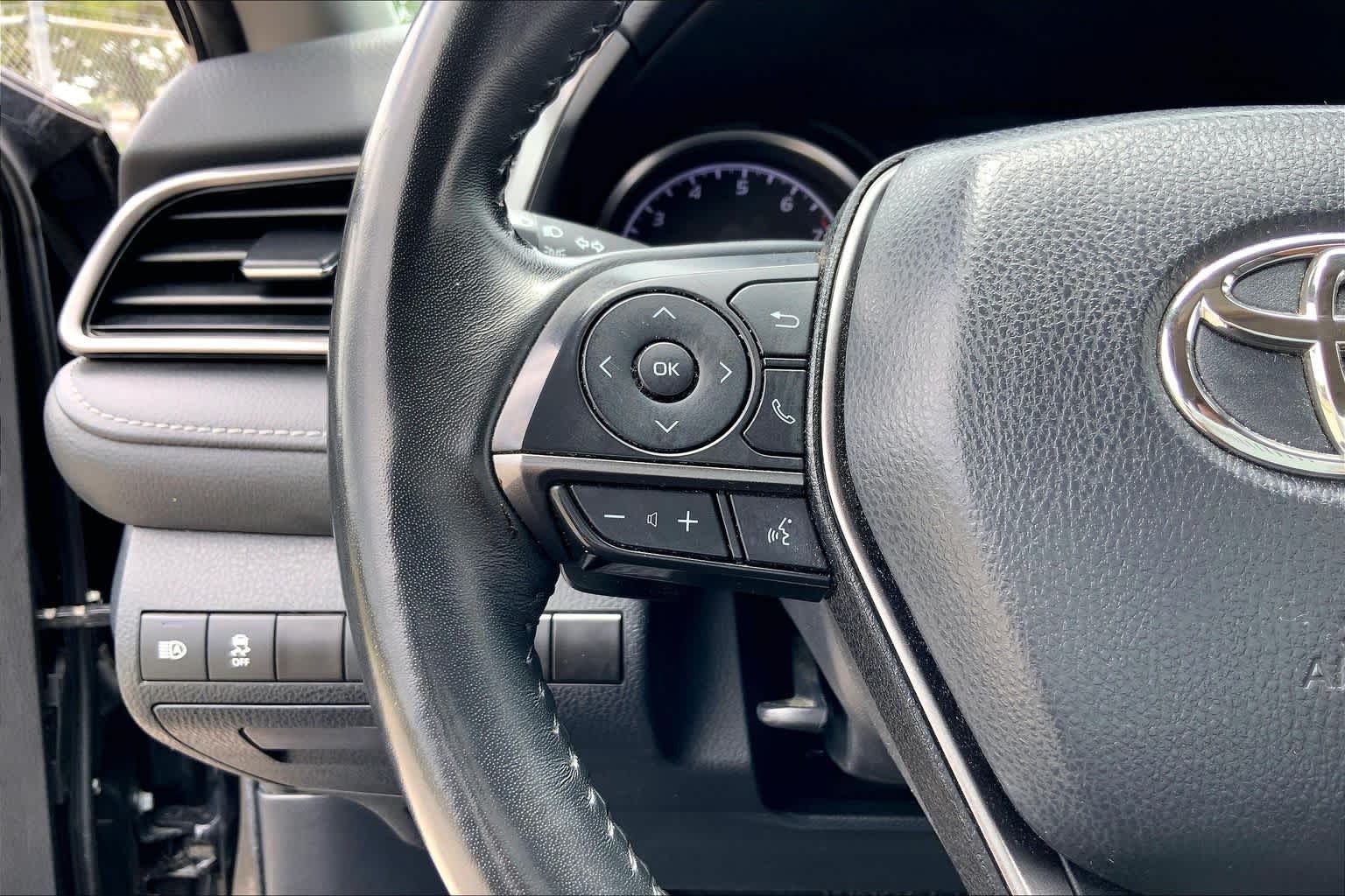 2024 Toyota Camry SE Midnight Black Metallic at Westside Kia