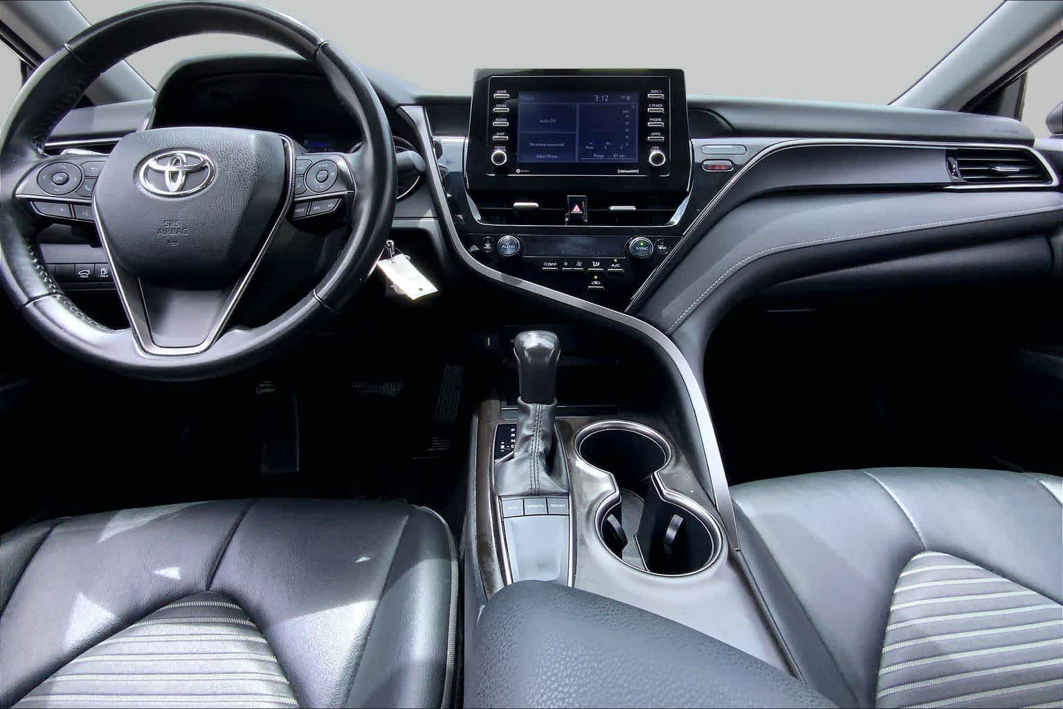 2024 Toyota Camry SE Midnight Black Metallic at Westside Kia