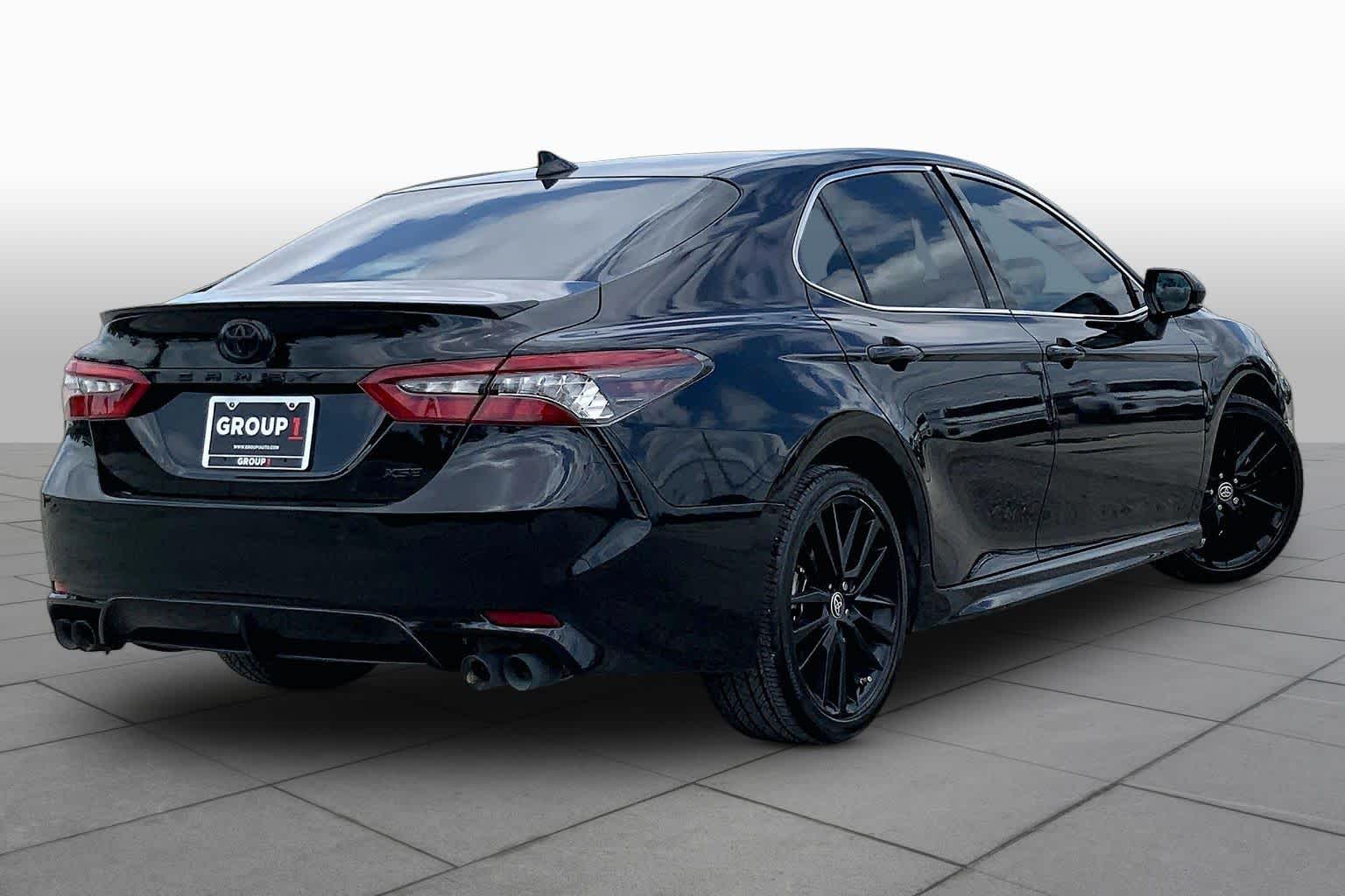 2021 Toyota Camry XSE Midnight Black Metallic at Tomball Ford