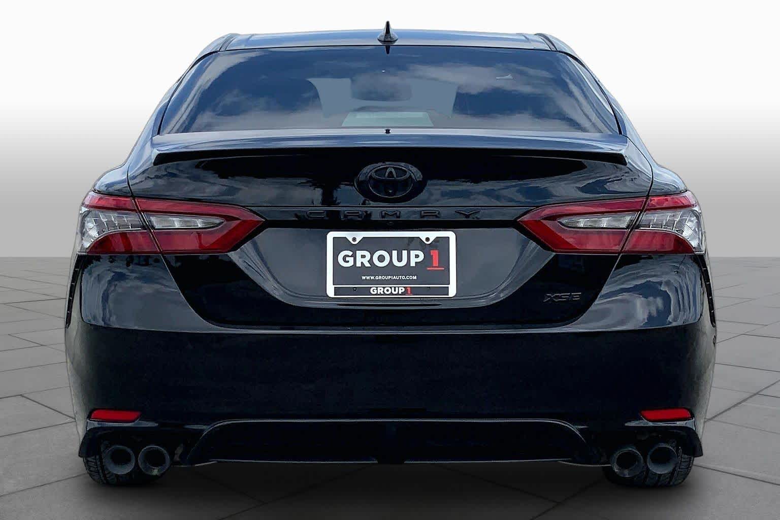 2021 Toyota Camry XSE Midnight Black Metallic at Tomball Ford