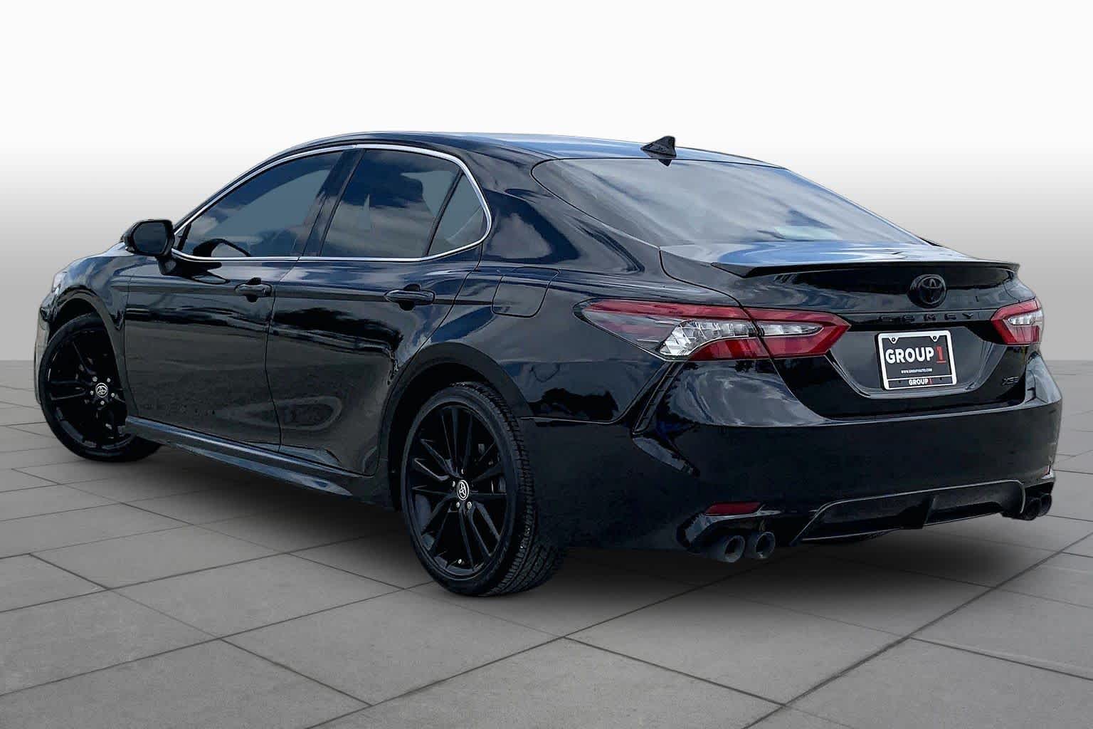 2021 Toyota Camry XSE Midnight Black Metallic at Tomball Ford