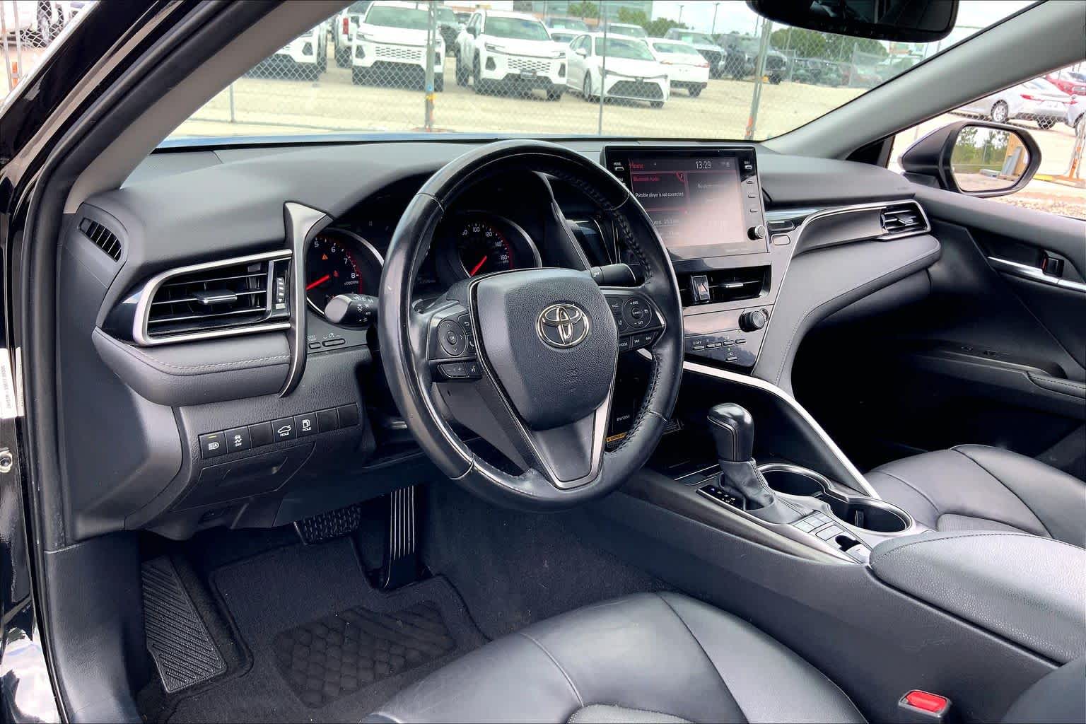 2021 Toyota Camry XSE Midnight Black Metallic at Tomball Ford