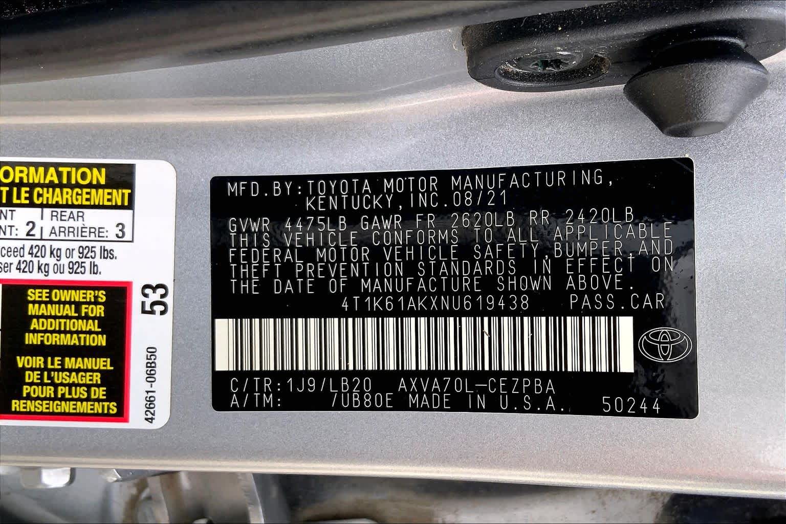 2022 Toyota Camry XSE Celestial Silver Metallic at Group 1 Toyota Southwest