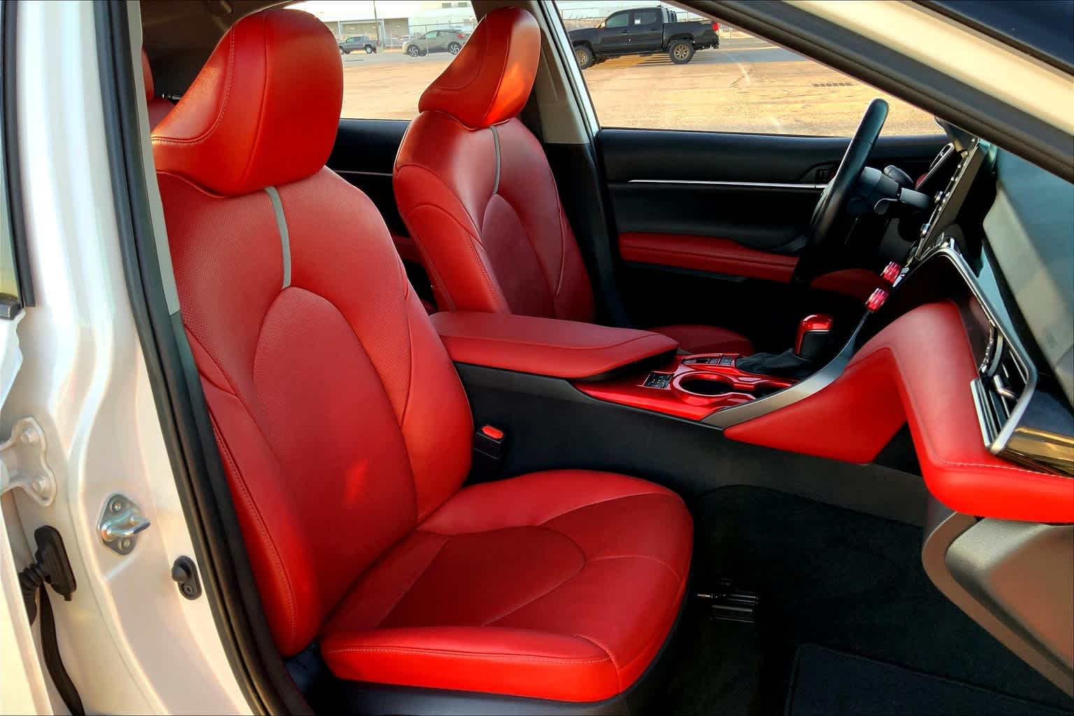 2021 Toyota Camry XSE V6 Wind Chill Pearl/Midnight Black Metallic at Group 1 Toyota Southwest