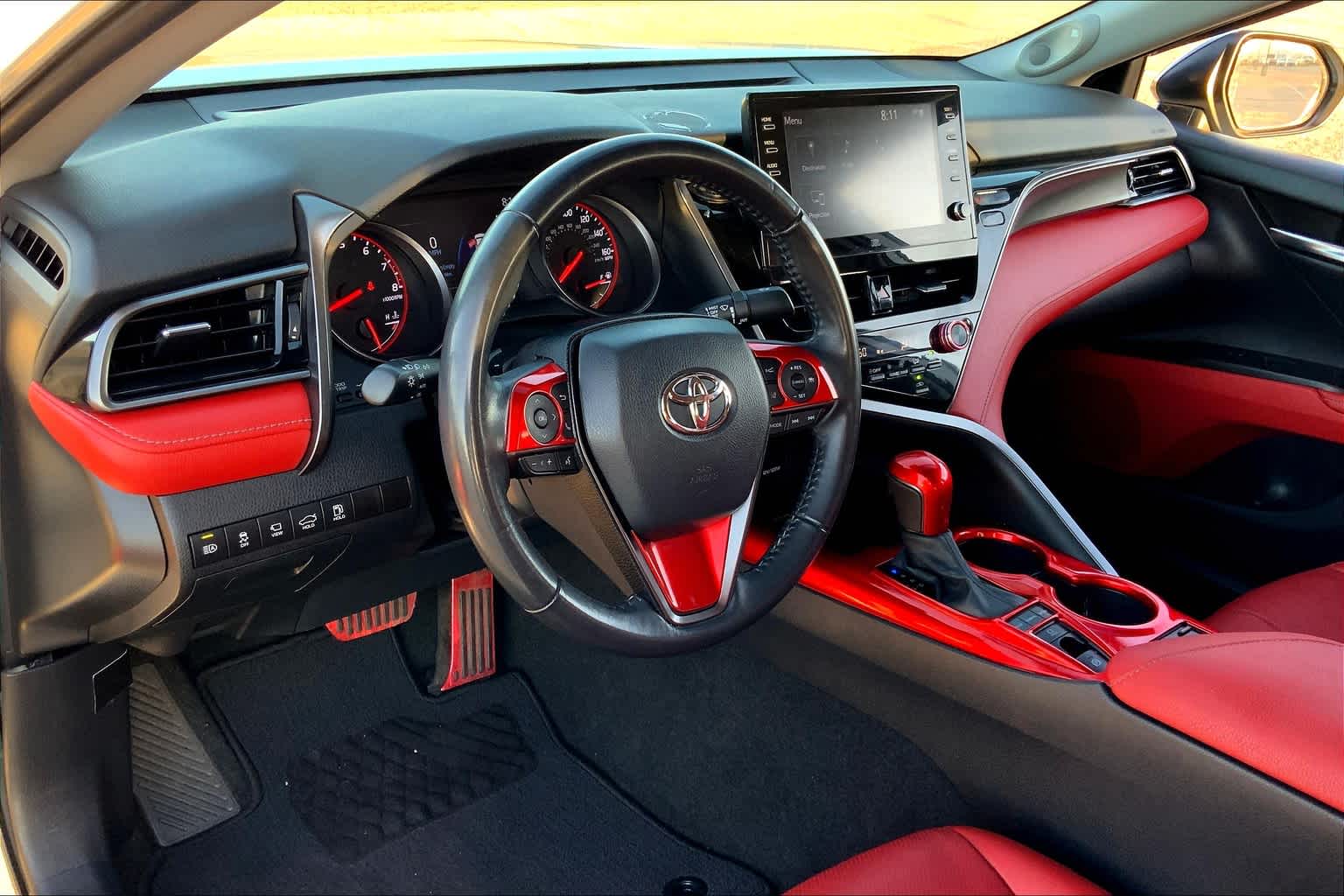 2021 Toyota Camry XSE V6 Wind Chill Pearl/Midnight Black Metallic at Group 1 Toyota Southwest