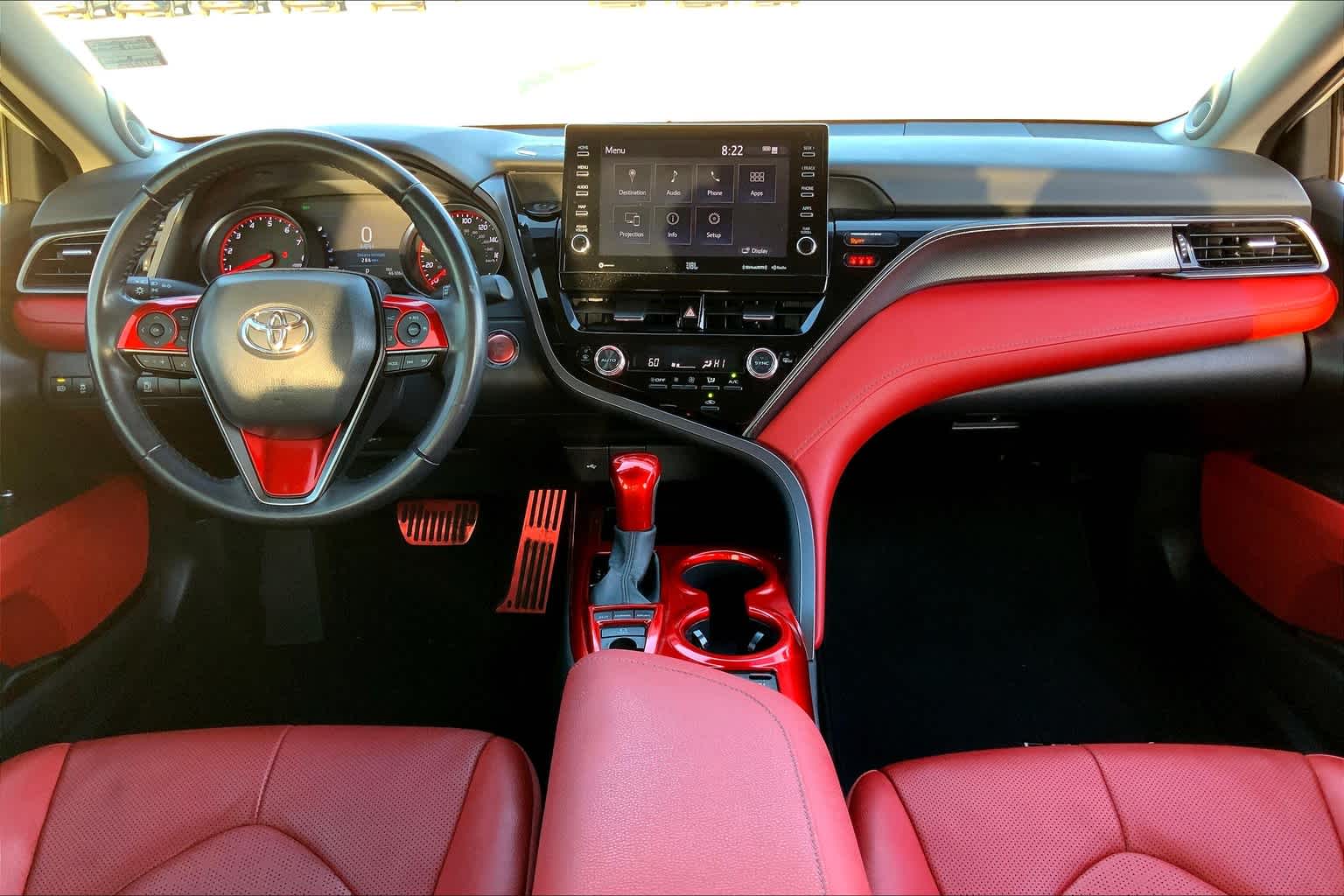 2021 Toyota Camry XSE V6 Wind Chill Pearl/Midnight Black Metallic at Group 1 Toyota Southwest