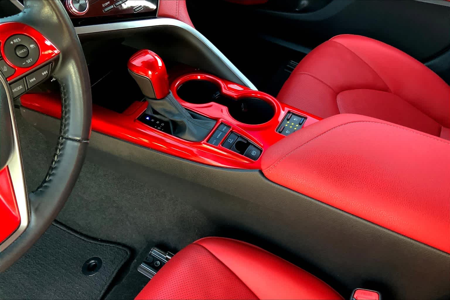 2021 Toyota Camry XSE V6 Wind Chill Pearl/Midnight Black Metallic at Group 1 Toyota Southwest