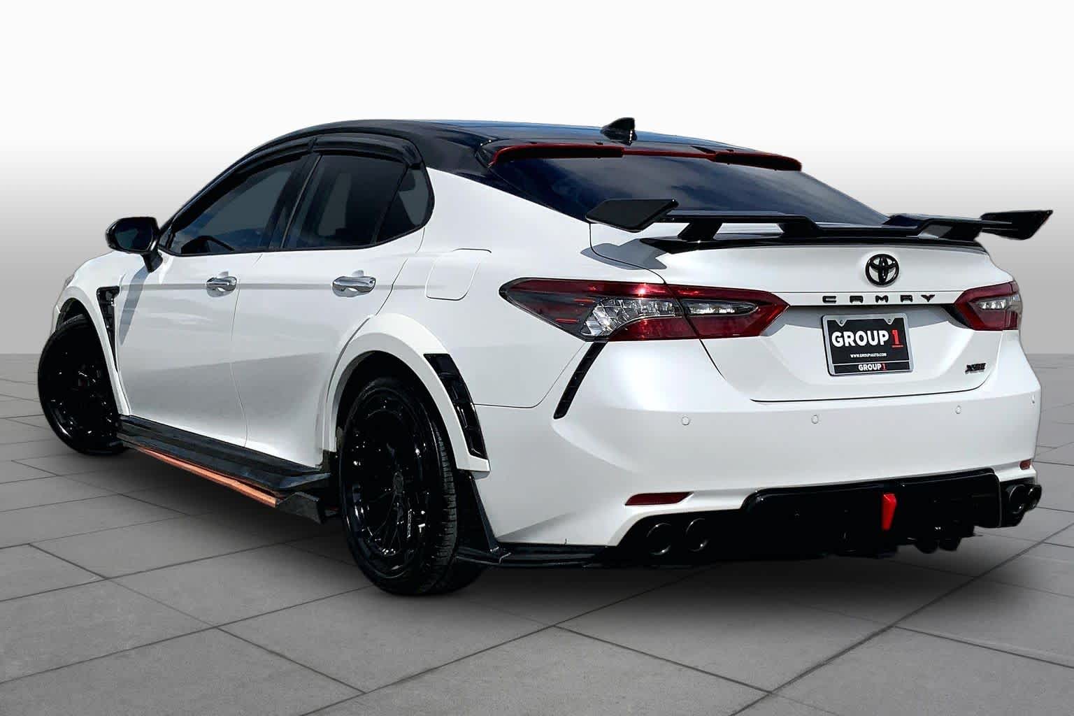 2021 Toyota Camry XSE V6 Wind Chill Pearl/Midnight Black Metallic at Beck & Masten Kia