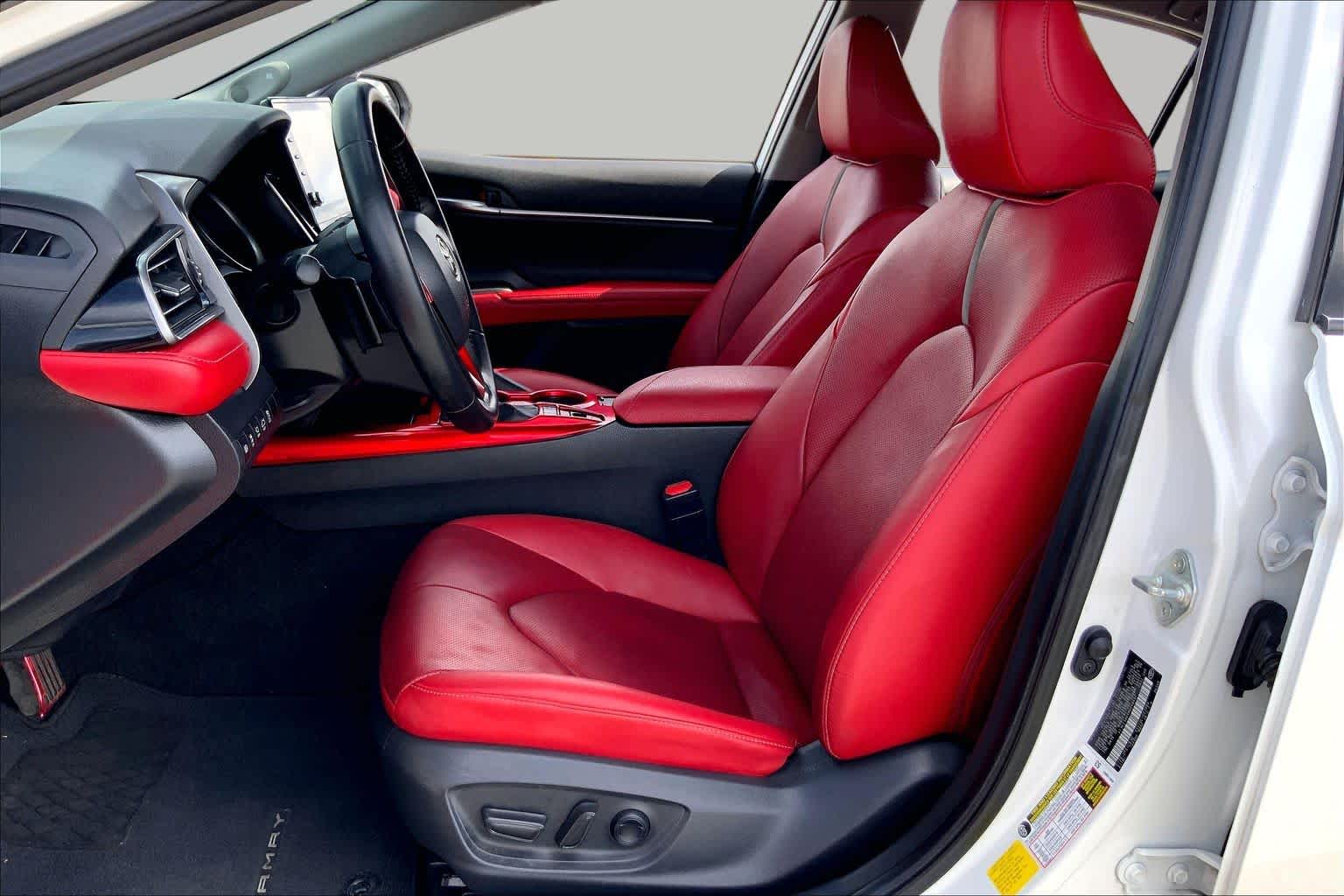 2021 Toyota Camry XSE V6 Wind Chill Pearl/Midnight Black Metallic at Beck & Masten Kia