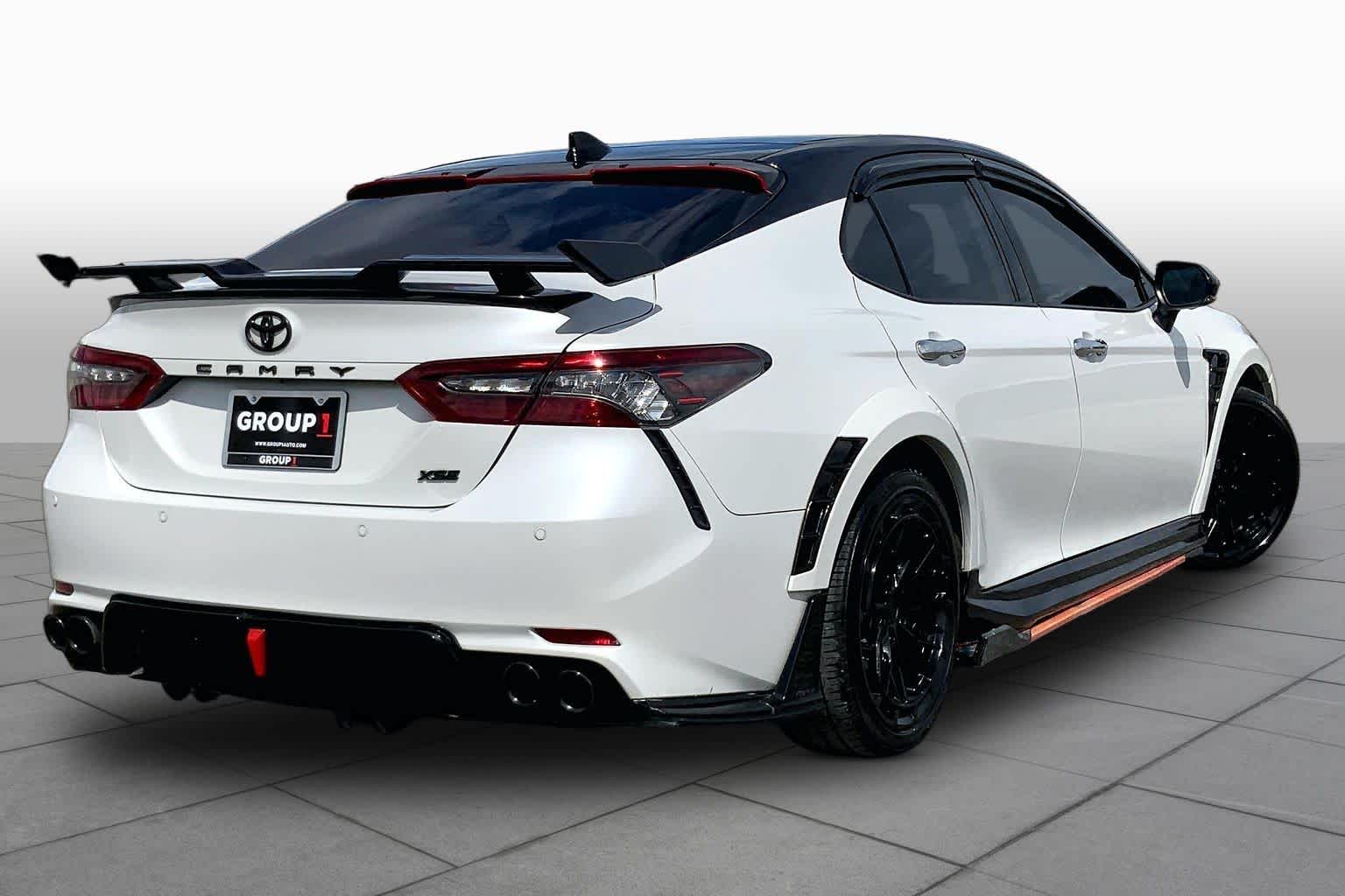 2021 Toyota Camry XSE V6 Wind Chill Pearl/Midnight Black Metallic at Beck & Masten Kia
