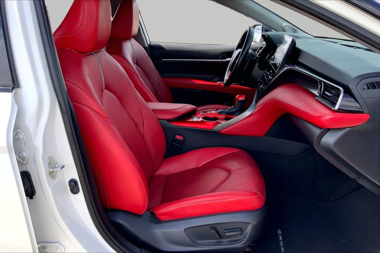 2021 Toyota Camry XSE V6 Wind Chill Pearl/Midnight Black Metallic at Beck & Masten Kia
