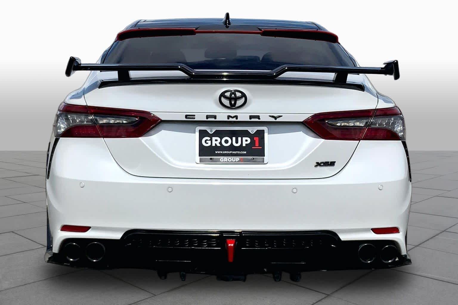 2021 Toyota Camry XSE V6 Wind Chill Pearl/Midnight Black Metallic at Beck & Masten Kia