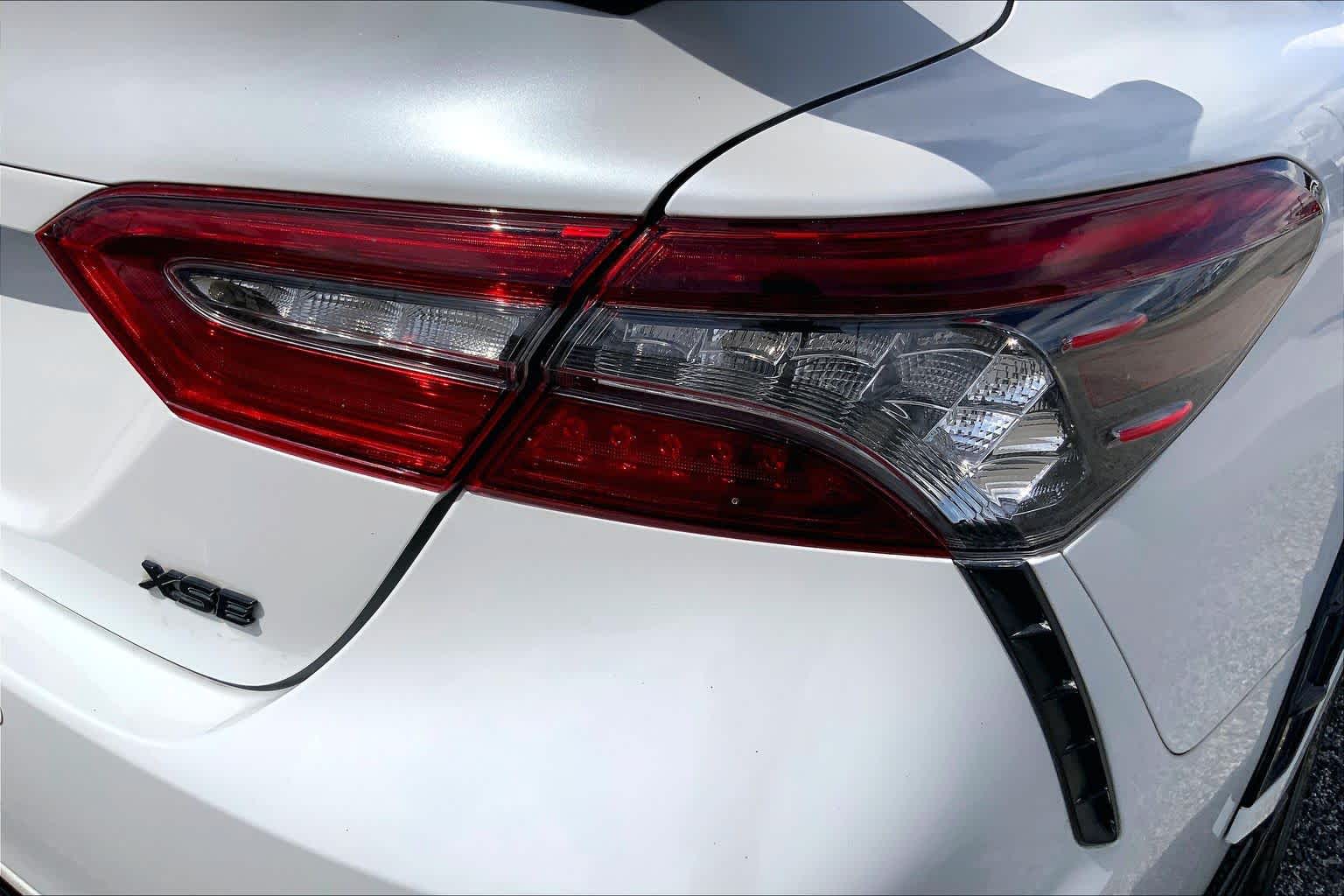 2021 Toyota Camry XSE V6 Wind Chill Pearl/Midnight Black Metallic at Beck & Masten Kia