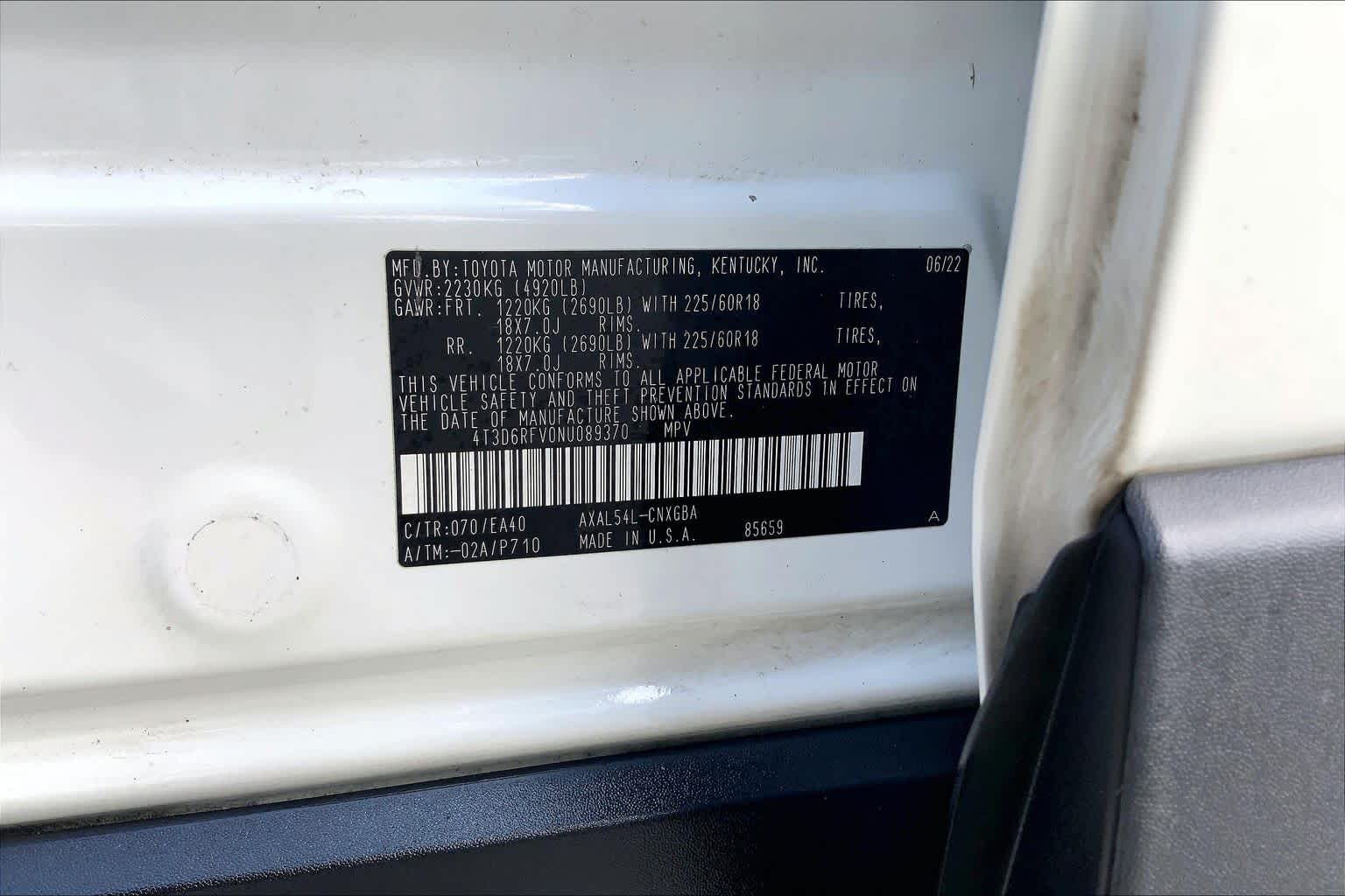 2022 Toyota RAV4 Hybrid Limited Blizzard Pearl at Group 1 Toyota Southwest
