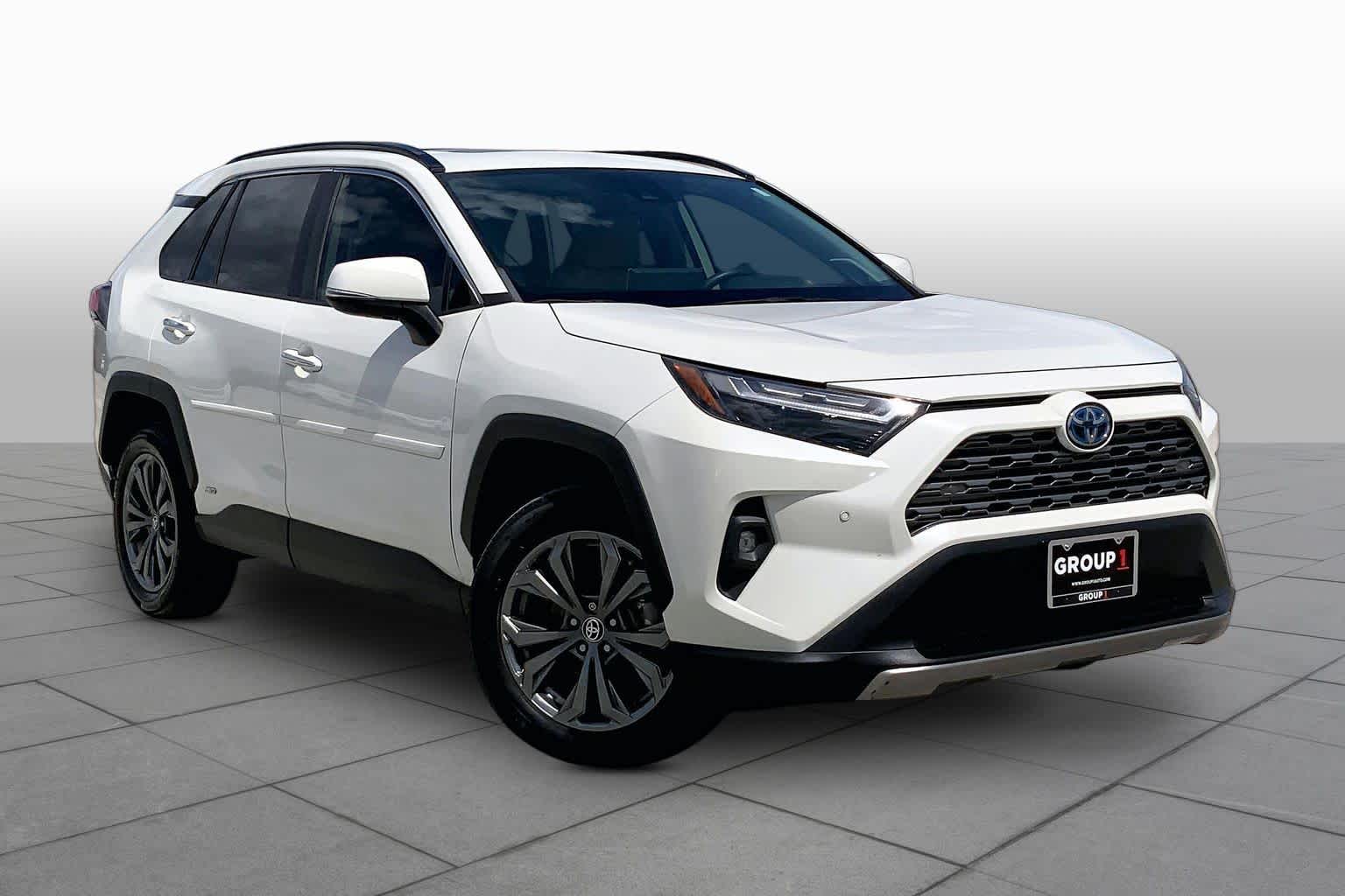 2022 Toyota RAV4 Hybrid Limited Blizzard Pearl at Group 1 Toyota Southwest