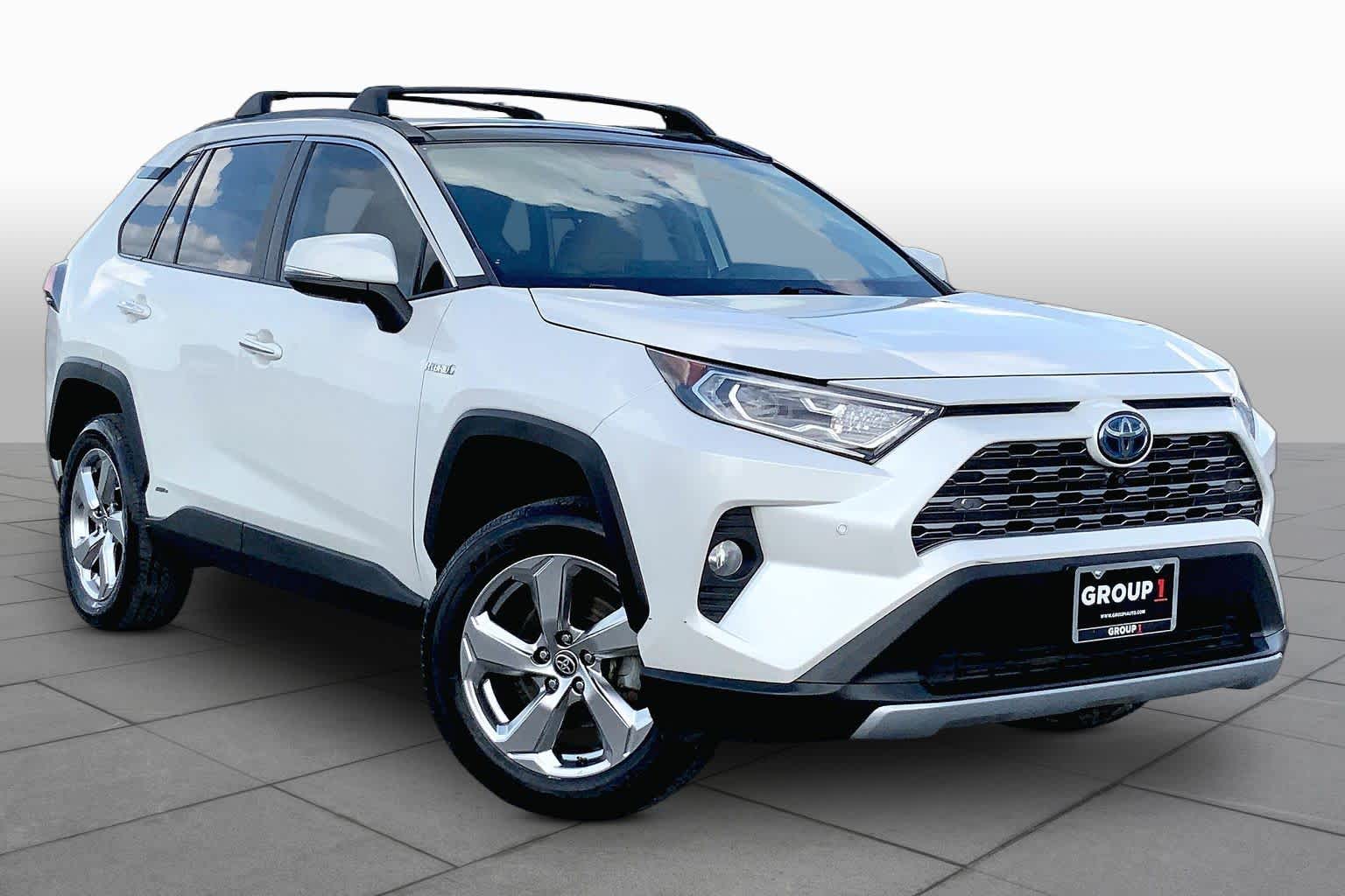 2021 Toyota RAV4 Hybrid Limited Blizzard Pearl at Lexus Southwest Houston