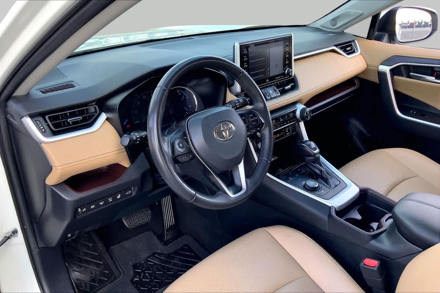 2021 Toyota RAV4 Hybrid Limited Blizzard Pearl at Lexus Southwest Houston