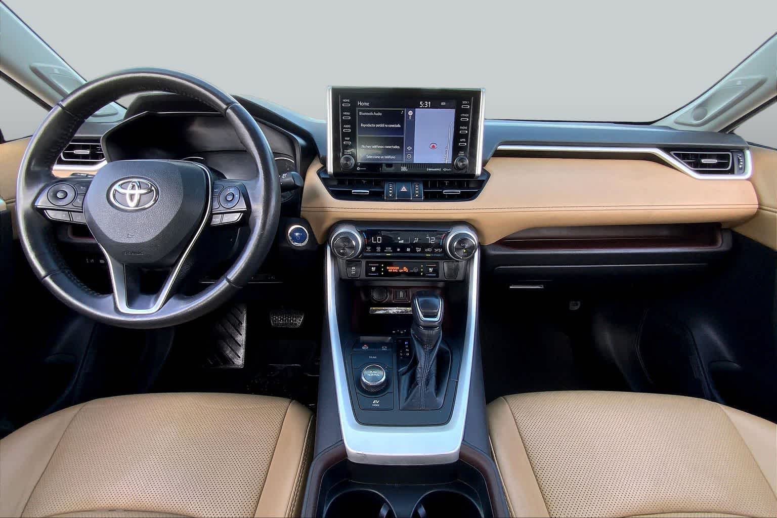 2021 Toyota RAV4 Hybrid Limited Blizzard Pearl at AutoNation USA Katy