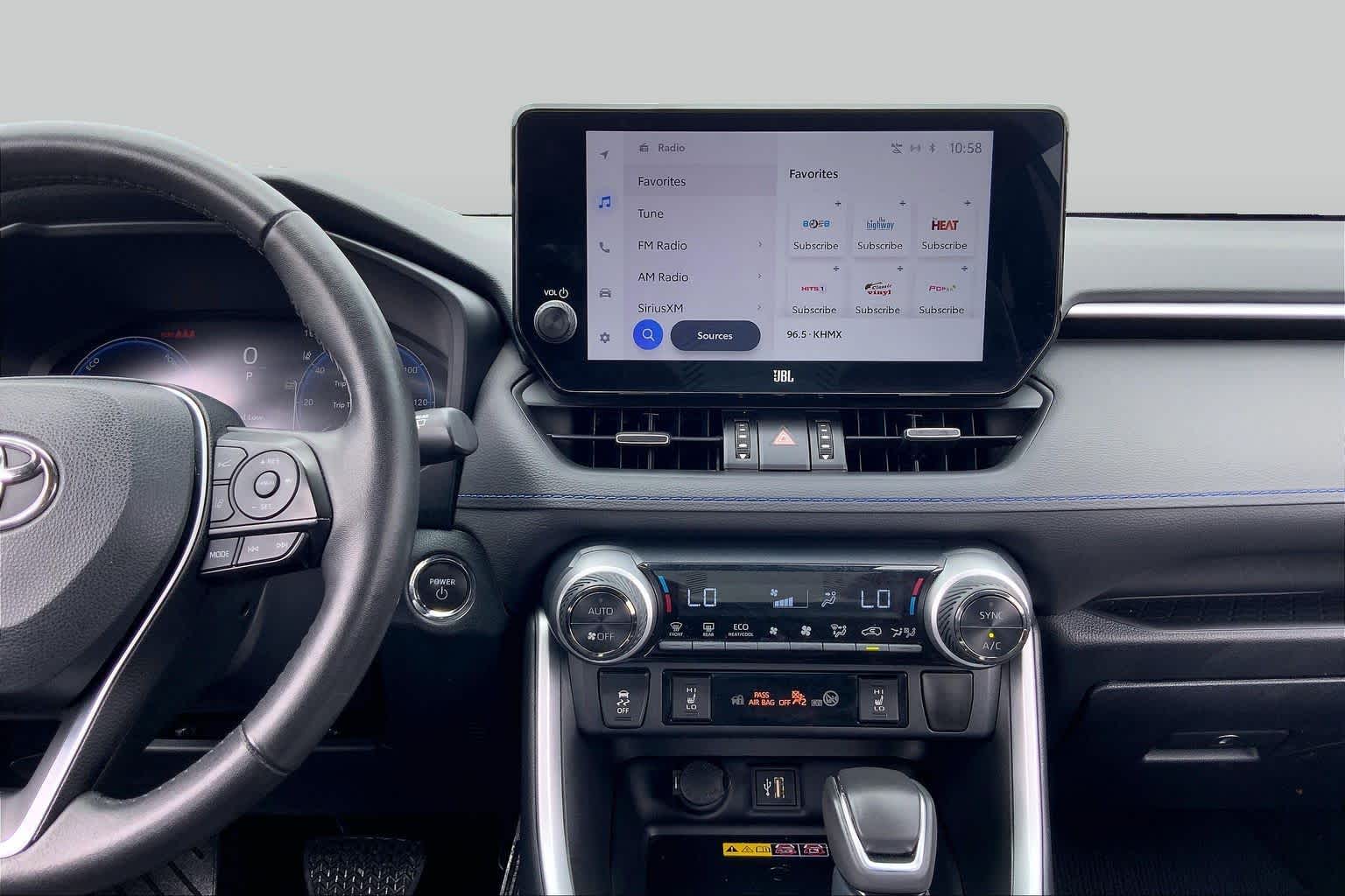 2023 Toyota RAV4 Hybrid XSE Wind Chill Pearl/Midnight Black Metallic at Texan GMC Buick