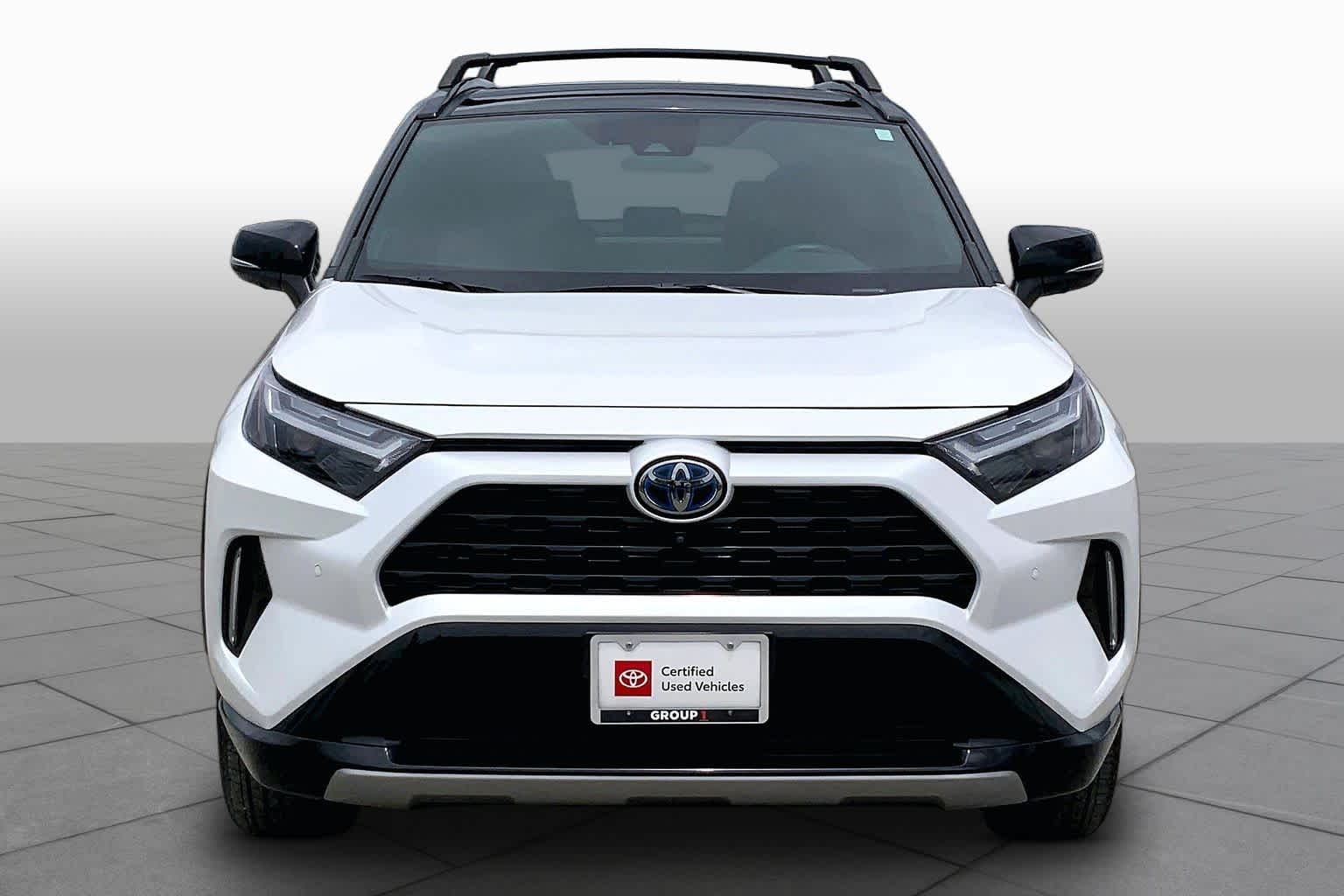 2023 Toyota RAV4 Hybrid XSE Wind Chill Pearl/Midnight Black Metallic at Texan GMC Buick