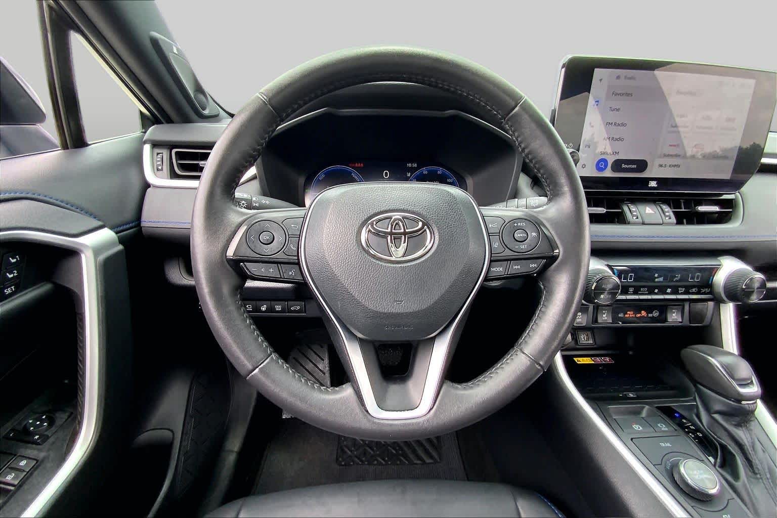 2023 Toyota RAV4 Hybrid XSE Wind Chill Pearl/Midnight Black Metallic at Texan GMC Buick