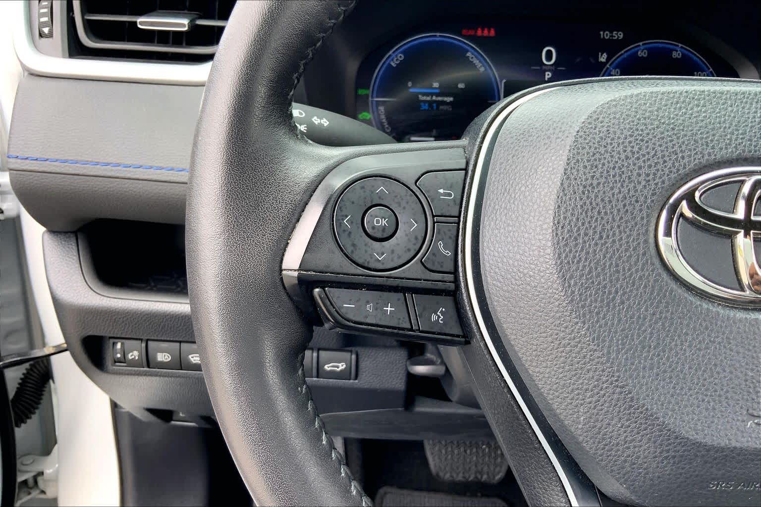 2023 Toyota RAV4 Hybrid XSE Wind Chill Pearl/Midnight Black Metallic at Texan GMC Buick