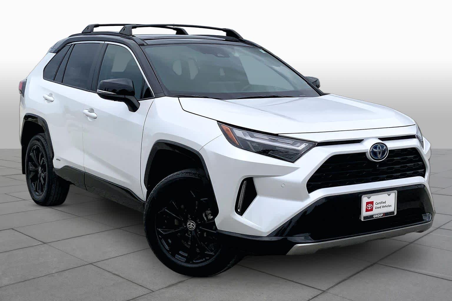2023 Toyota RAV4 Hybrid XSE Wind Chill Pearl/Midnight Black Metallic at Texan GMC Buick