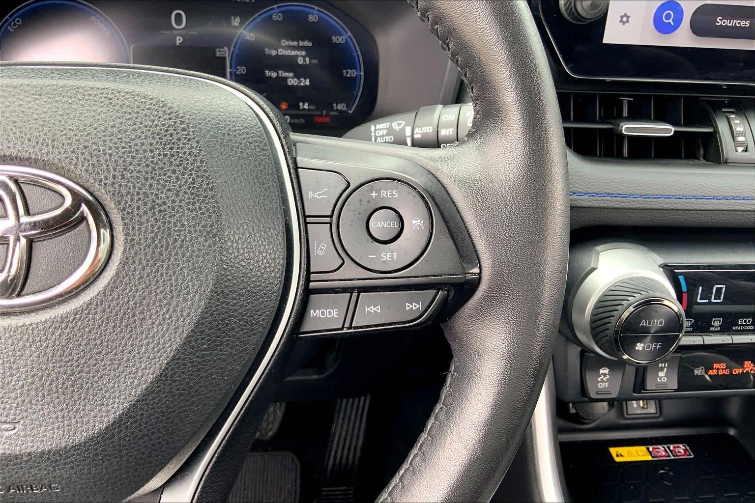 2023 Toyota RAV4 Hybrid XSE Wind Chill Pearl/Midnight Black Metallic at Texan GMC Buick