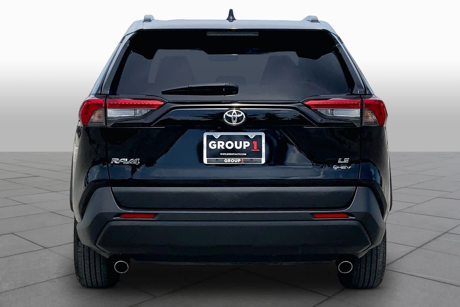 2025 Toyota RAV4 Hybrid LE Midnight Black Metallic at Group 1 Toyota Southwest