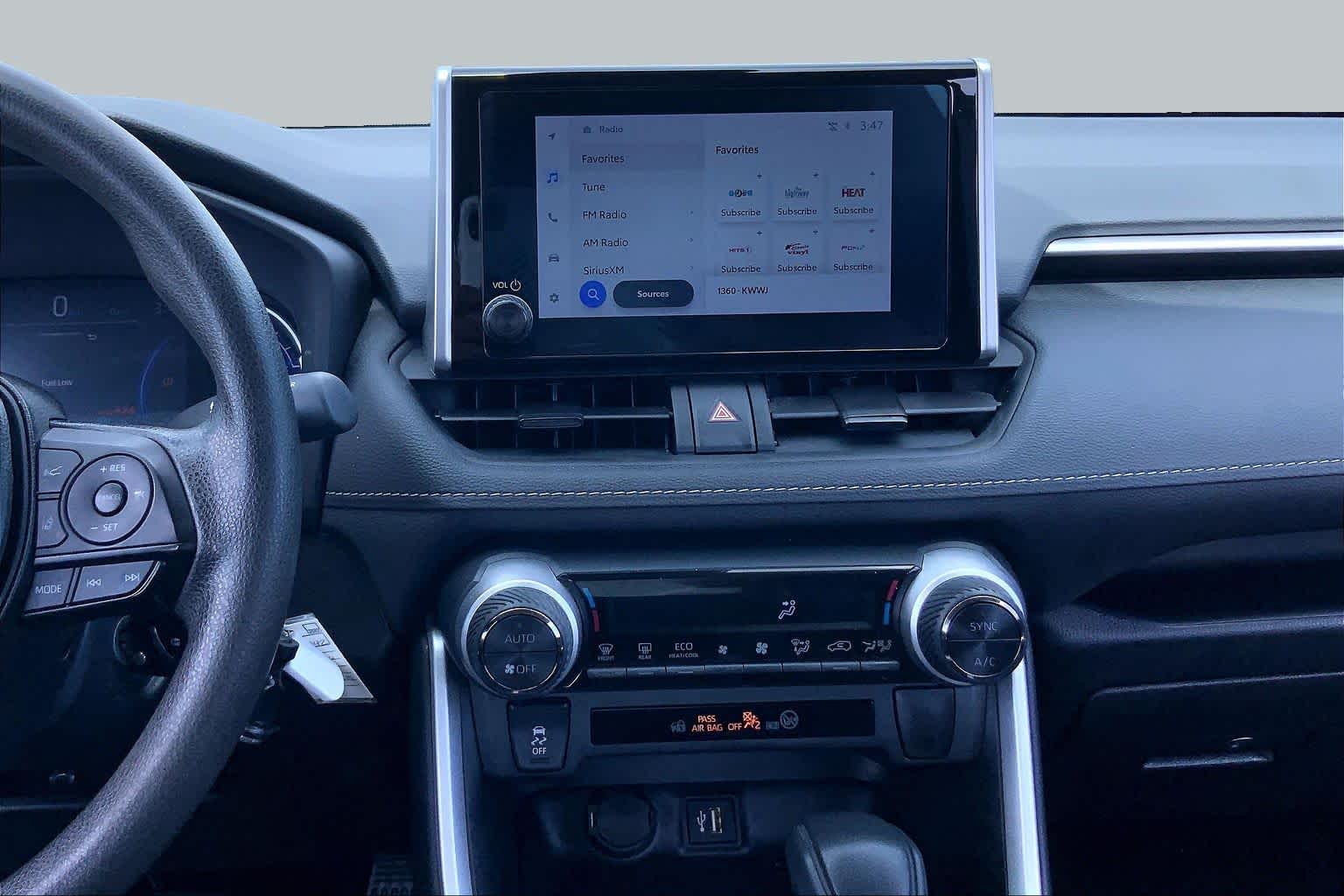 2025 Toyota RAV4 Hybrid LE Midnight Black Metallic at Group 1 Toyota Southwest