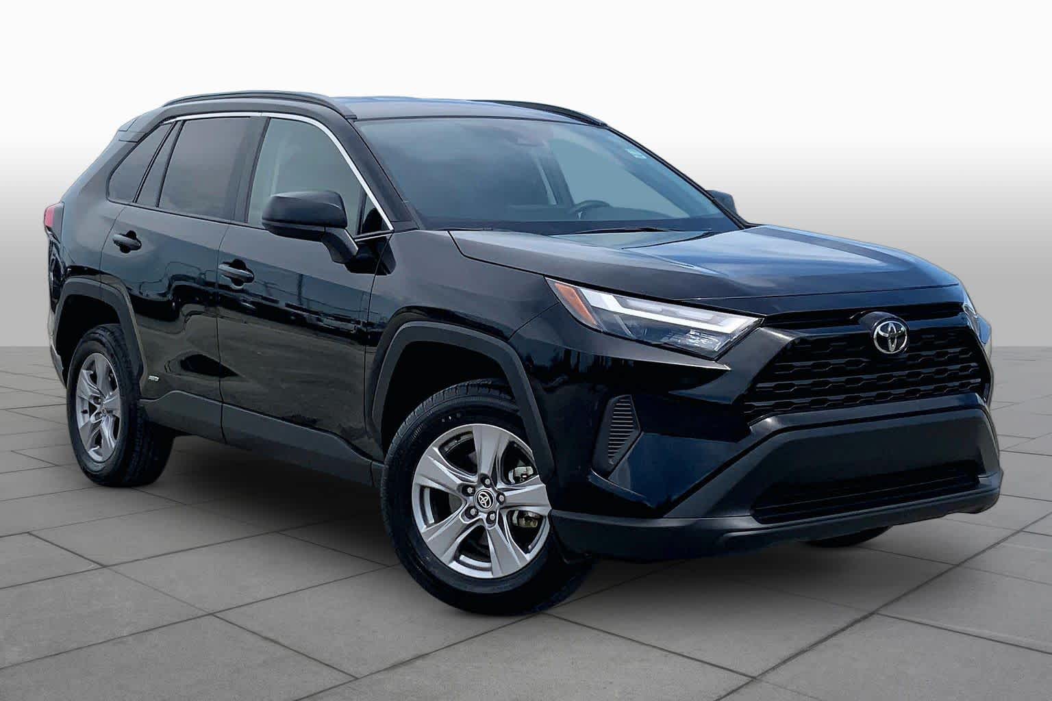 2025 Toyota RAV4 Hybrid LE Midnight Black Metallic at Group 1 Toyota Southwest