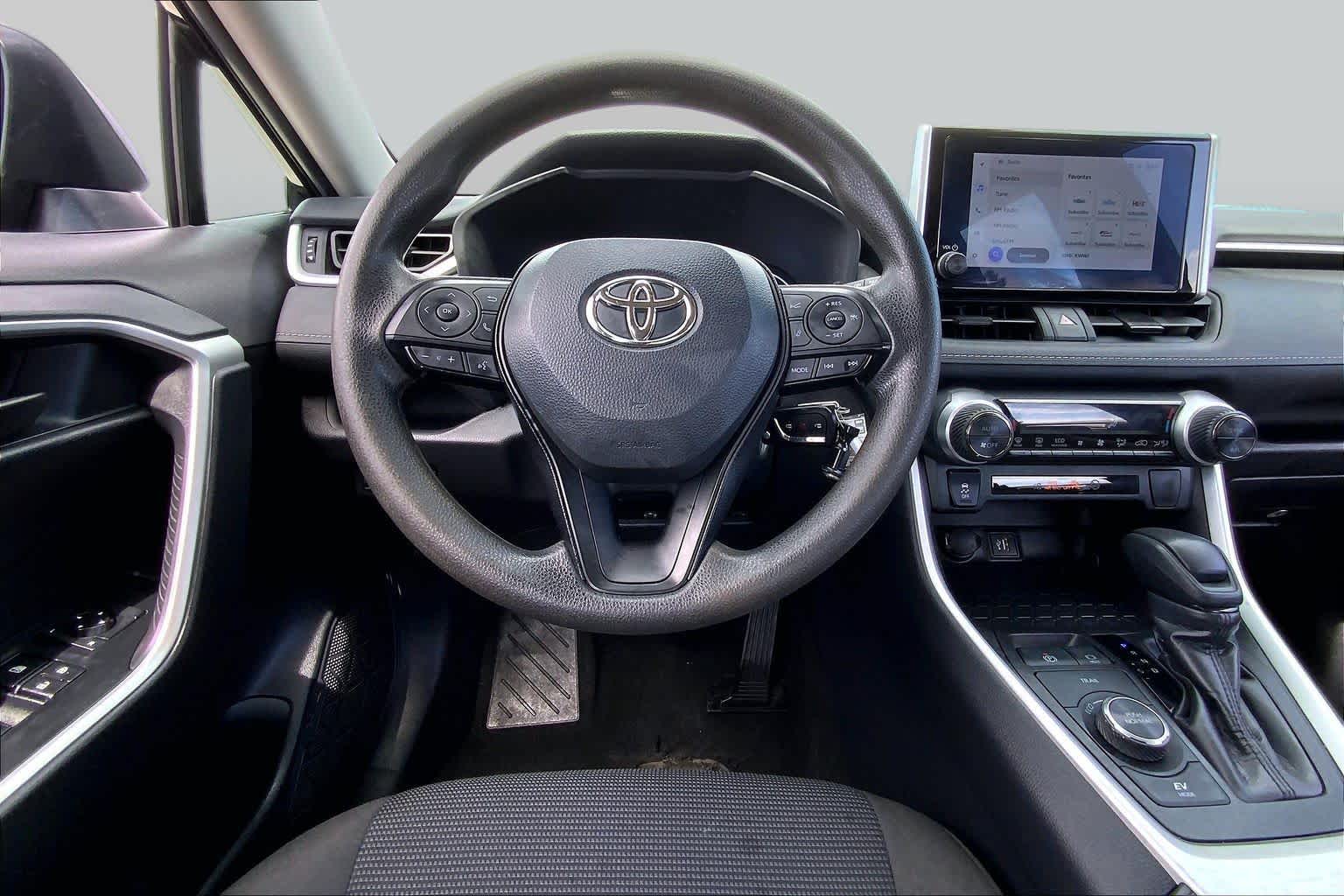 2025 Toyota RAV4 Hybrid LE Midnight Black Metallic at Group 1 Toyota Southwest