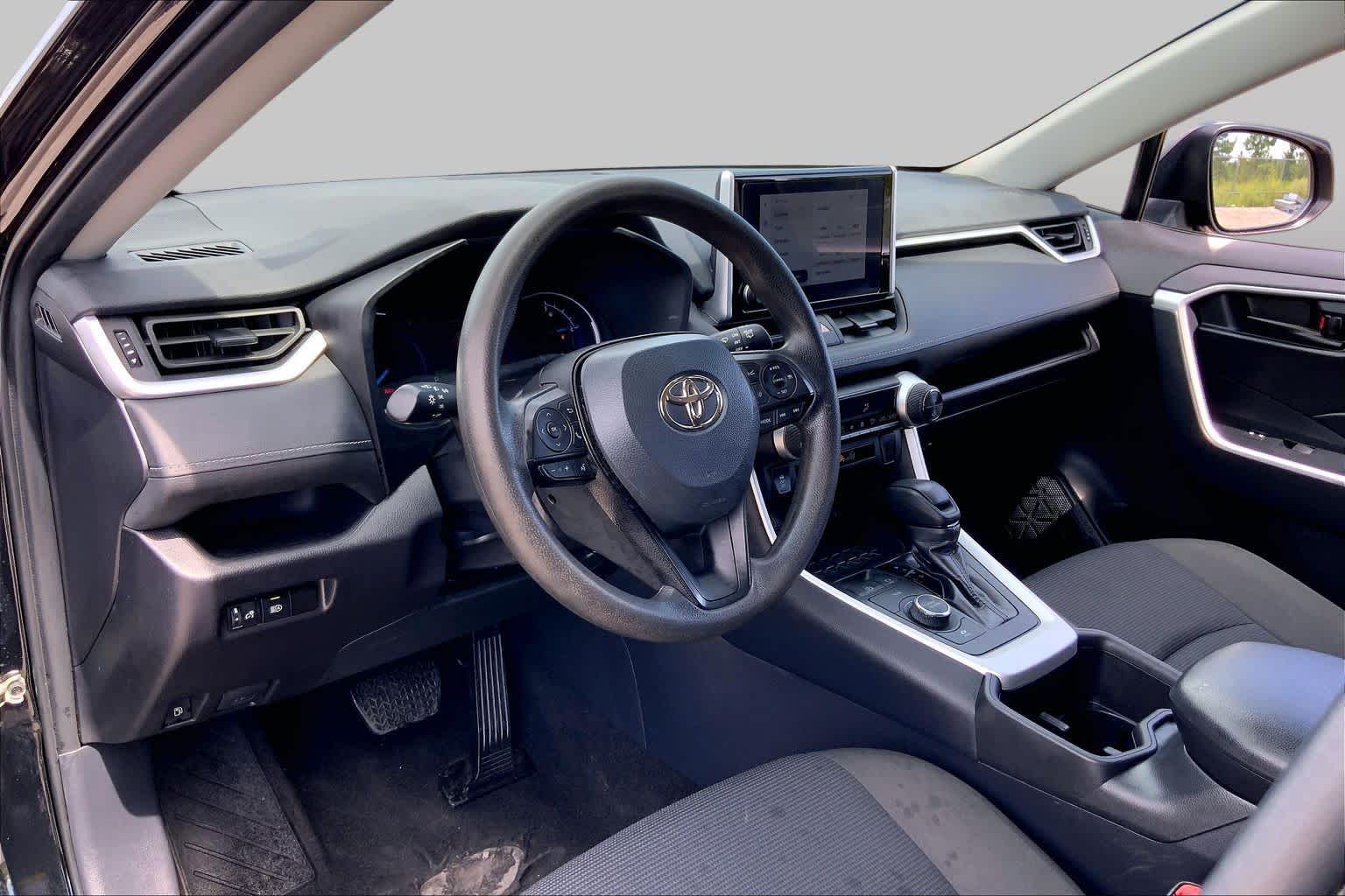 2025 Toyota RAV4 Hybrid LE Midnight Black Metallic at Group 1 Toyota Southwest