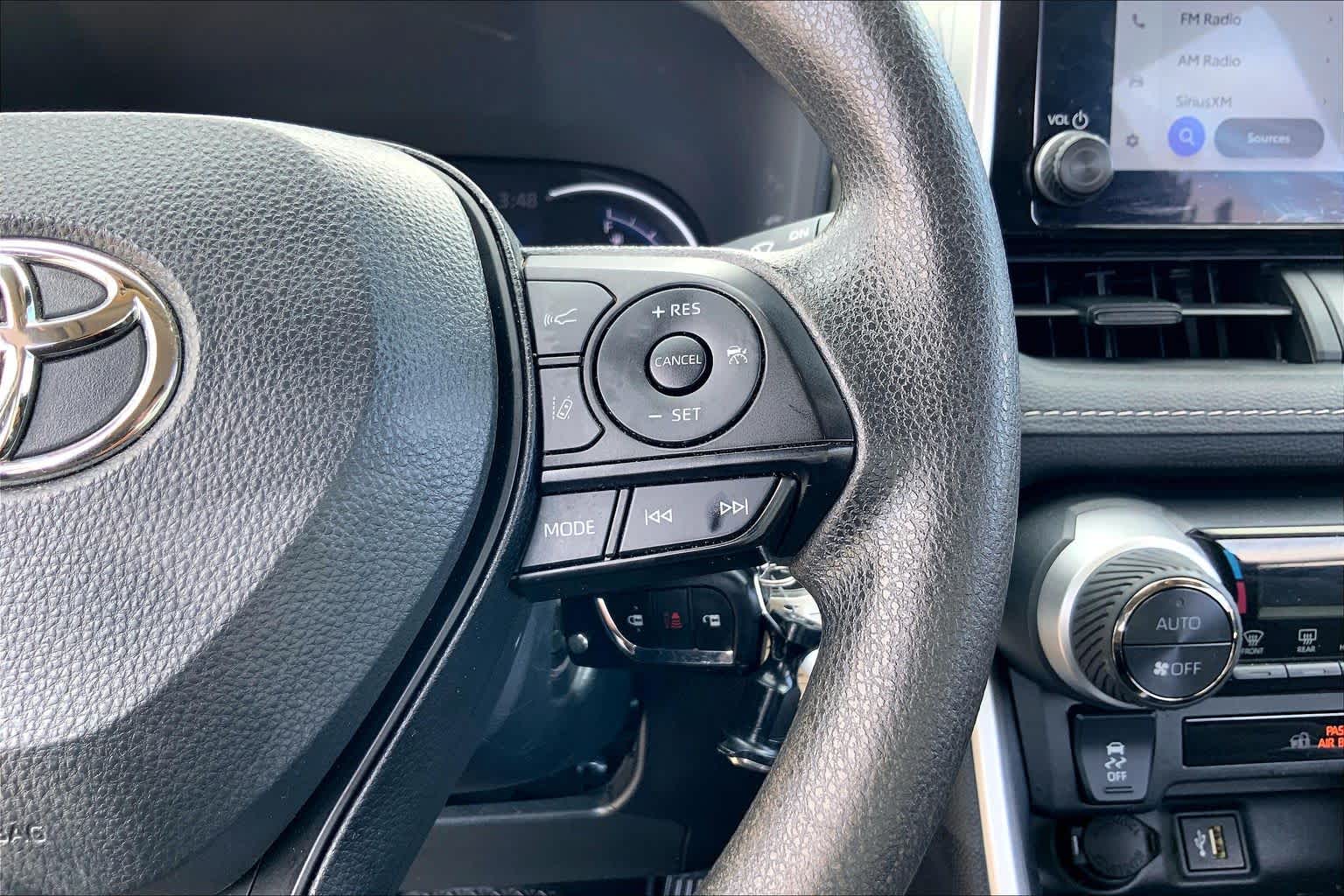 2025 Toyota RAV4 Hybrid LE Midnight Black Metallic at Group 1 Toyota Southwest